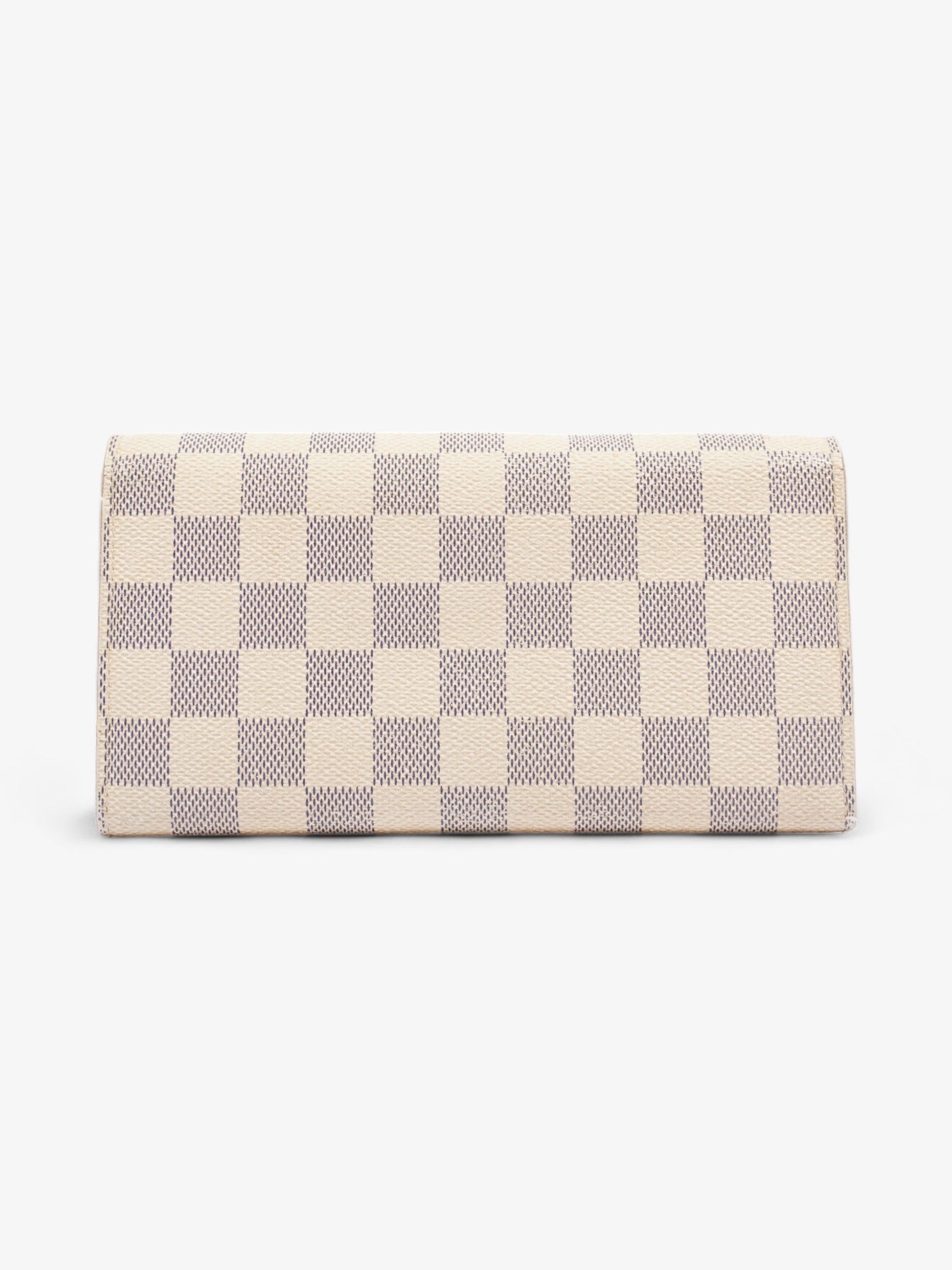 Louis Vuitton Sarah Azur Coated Canvas Damier Wallet Case Canvas 1