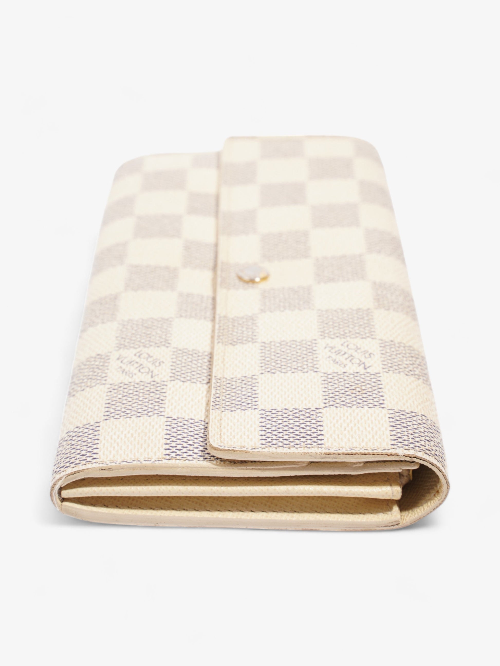 Louis Vuitton Sarah Azur Coated Canvas Damier Wallet Case Canvas 1