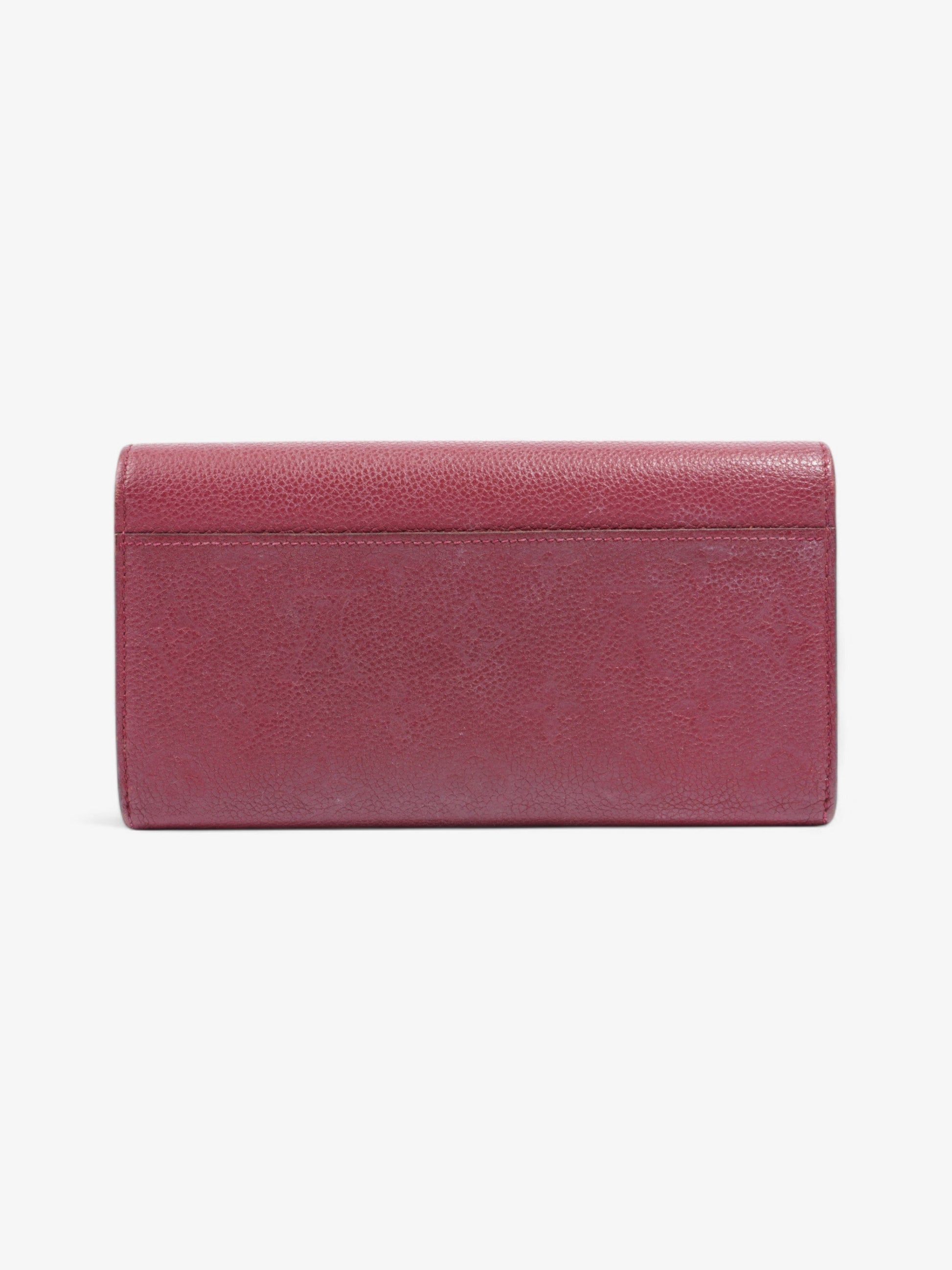 Louis Vuitton Sarah Raisin Leather Empreinte Wallet Case