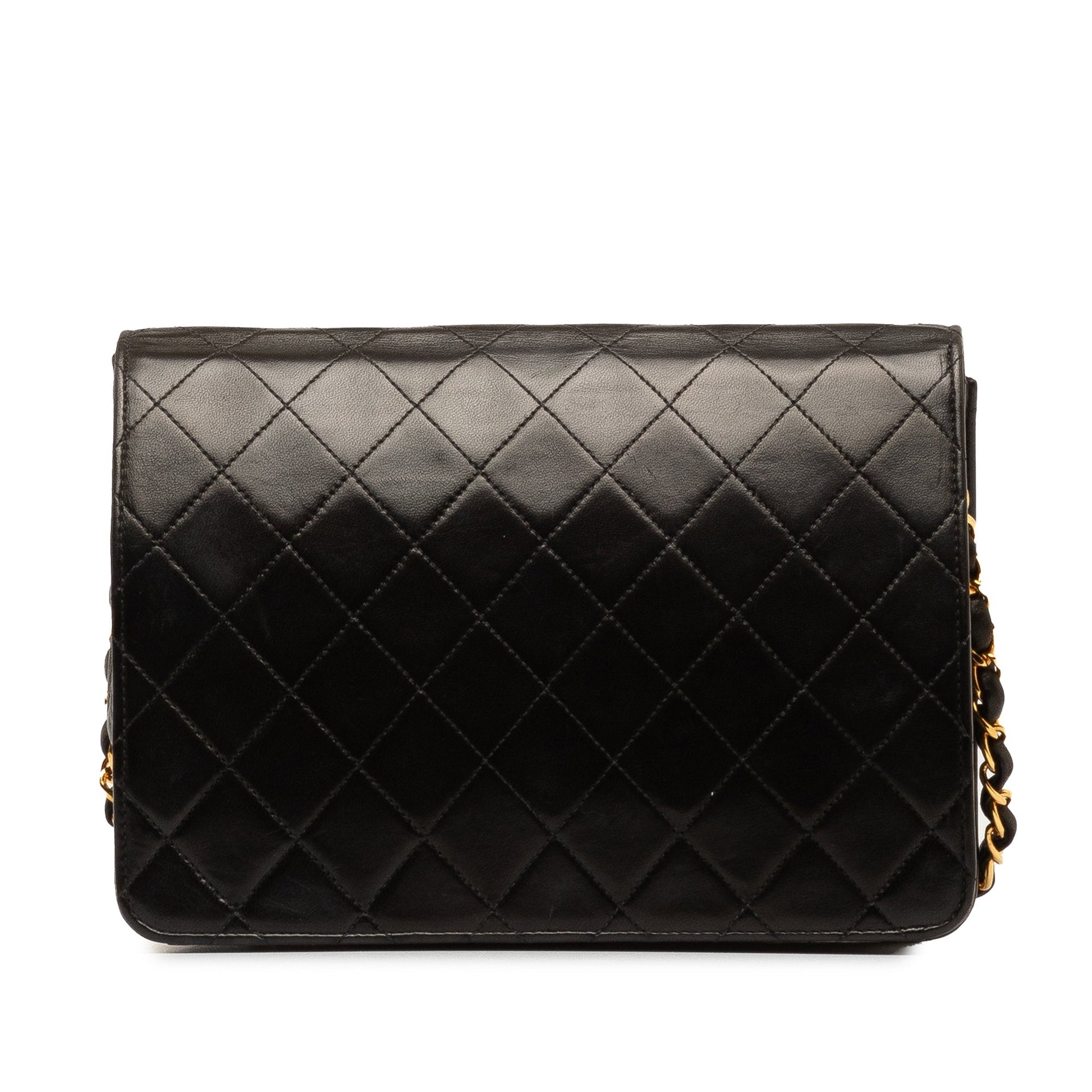 CHANEL CC Quilted Lambskin Shoulder Bag