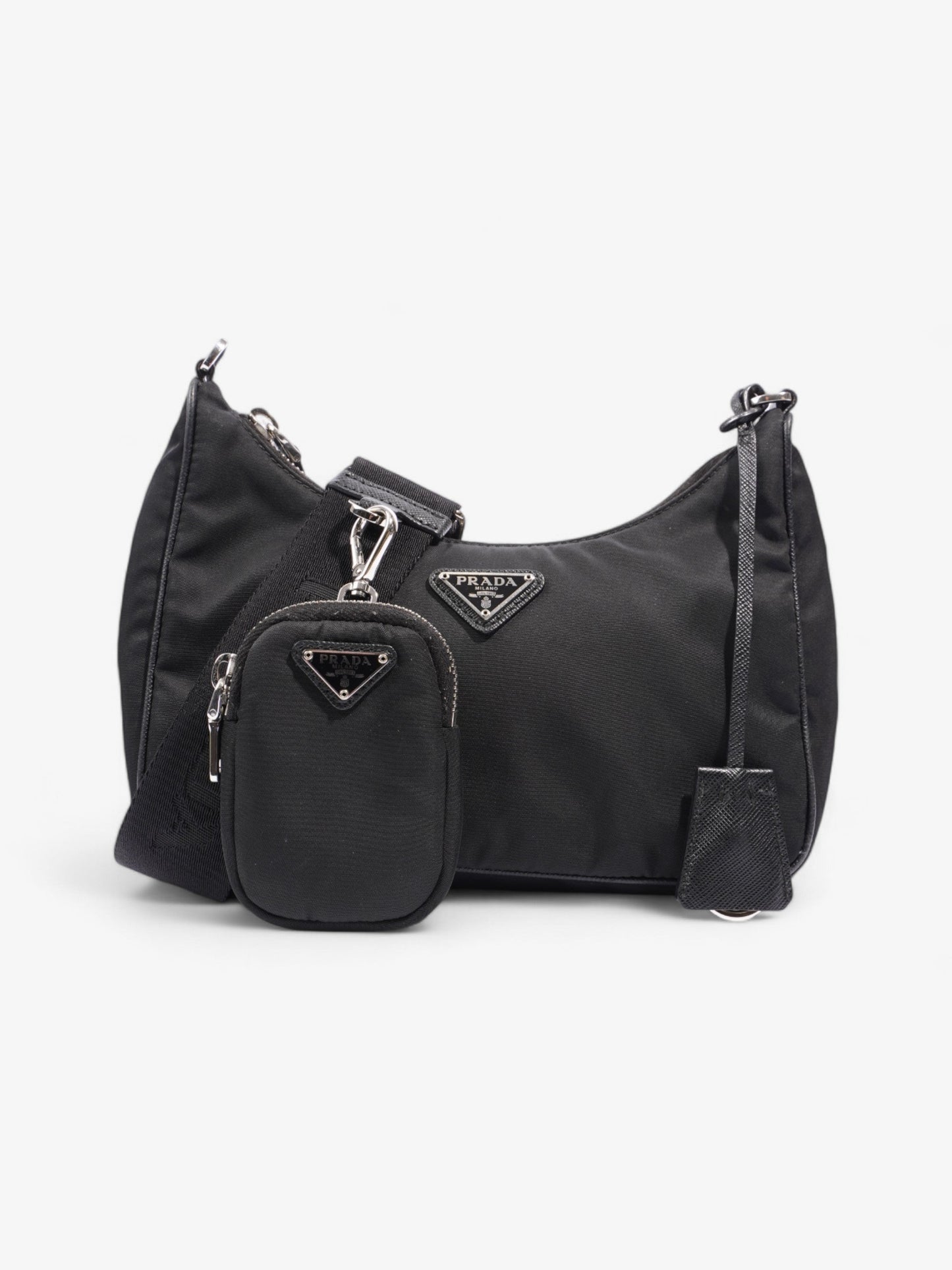 Prada Re Edition Re Crossbody Bag Nylon Black Re Nylon 9