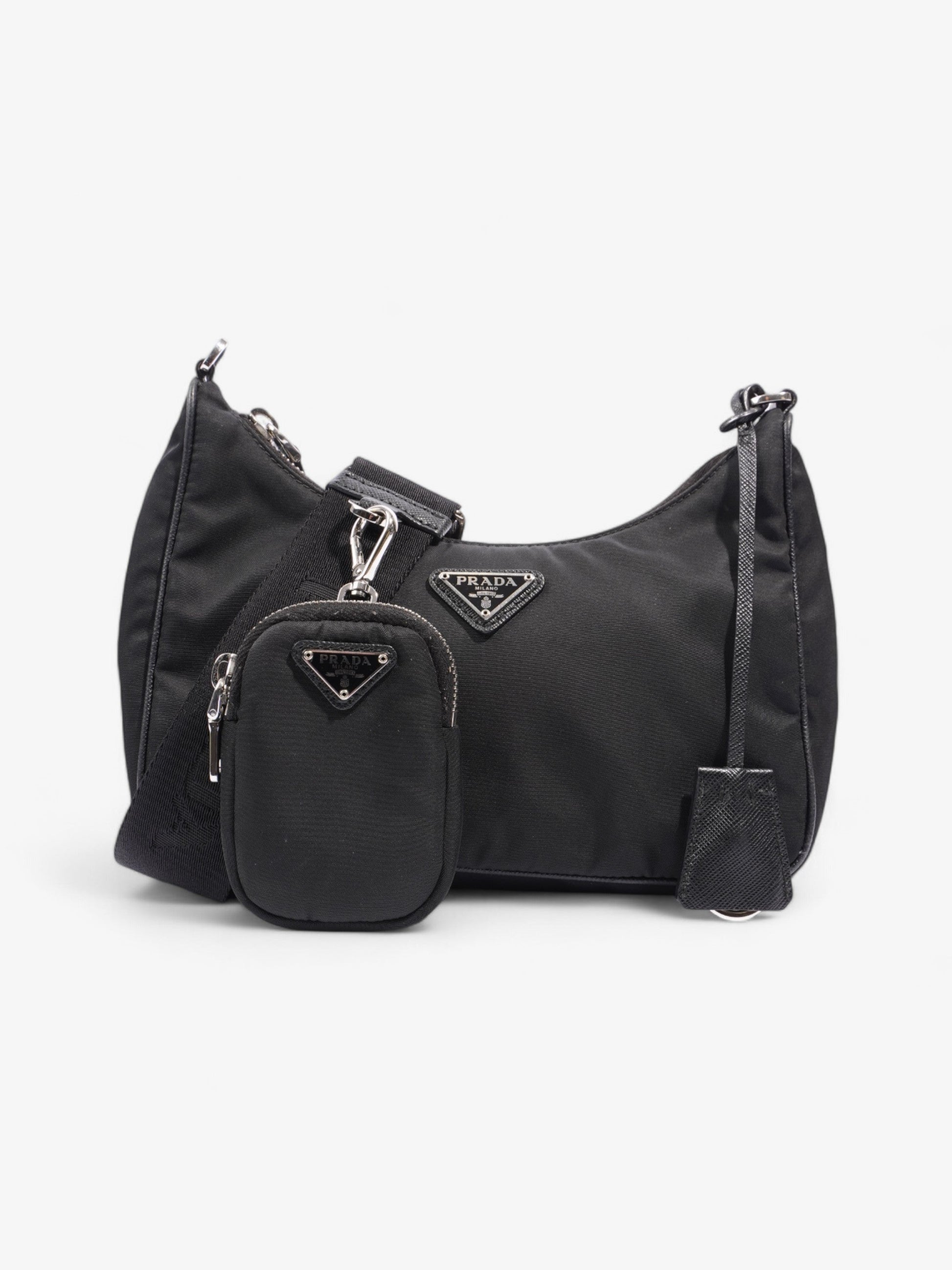 Prada Re Edition Re Crossbody Bag Nylon Black Re Nylon 9
