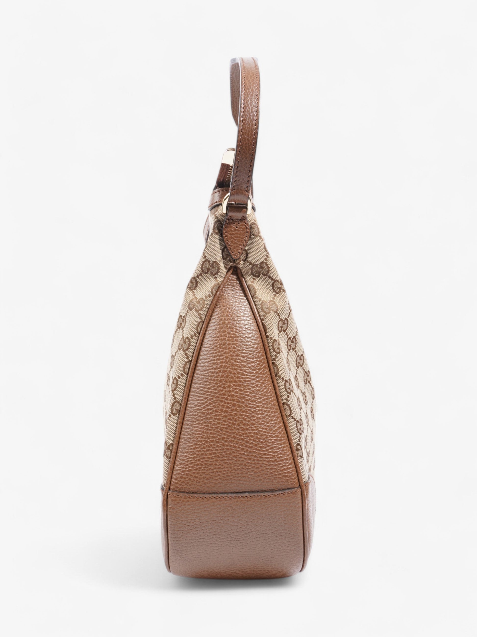 Gucci Bree Supreme Shoulder Bag Canvas Brown