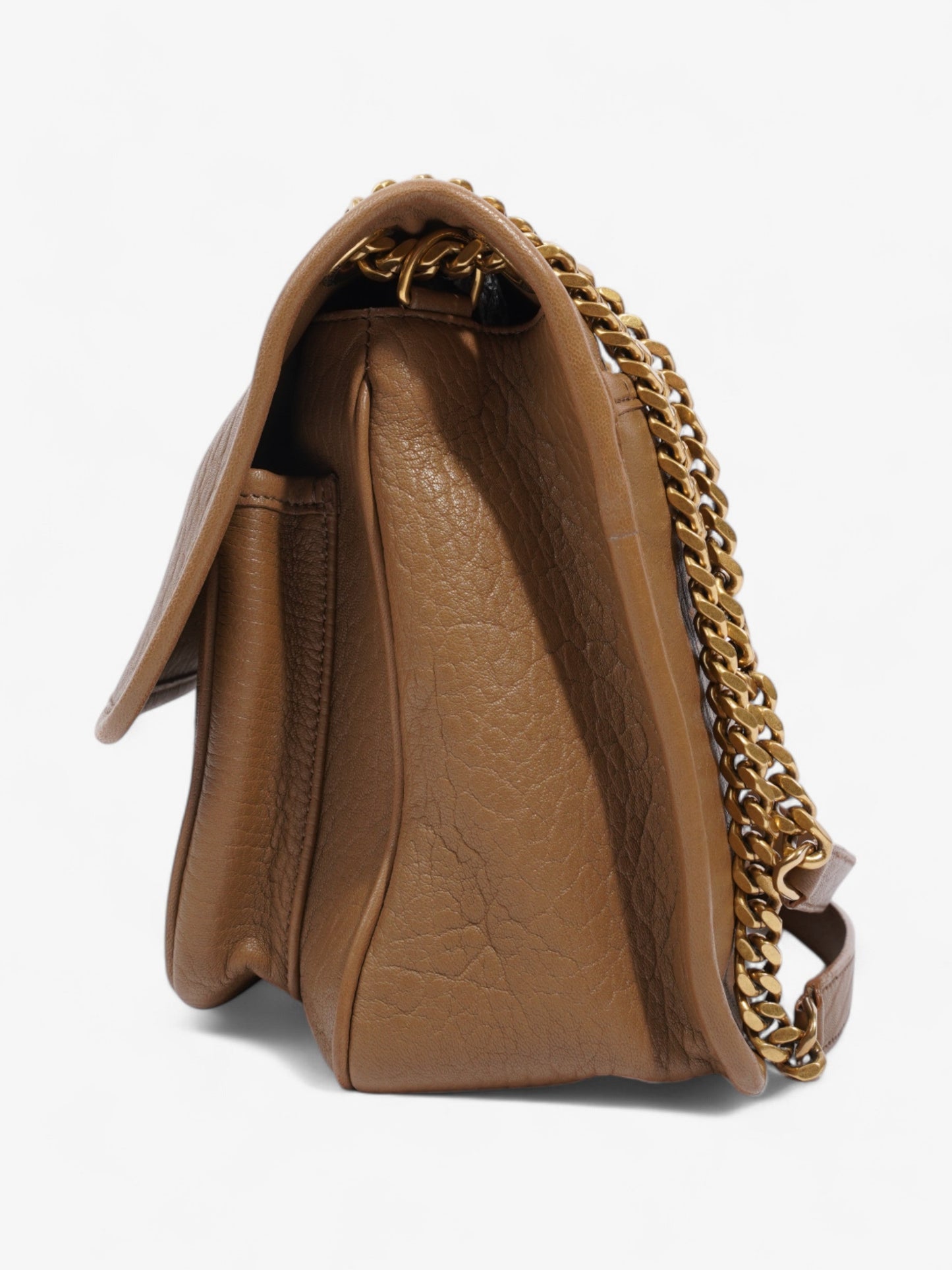 YSL Saint Laurent Niki Dark Cork Crossbody Bag Leather Lambskin Medium