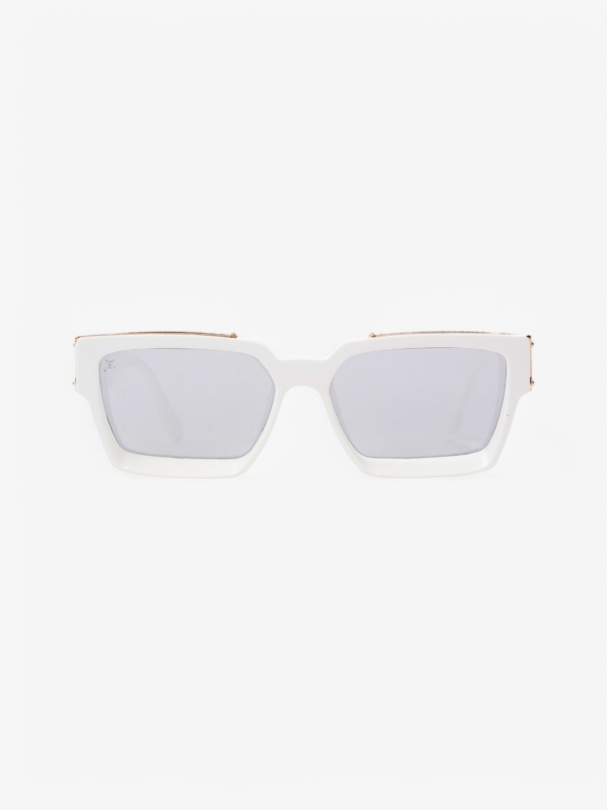 Louis Vuitton 1.1 Millionaires Sunglasses Acetate 145mm White Gold