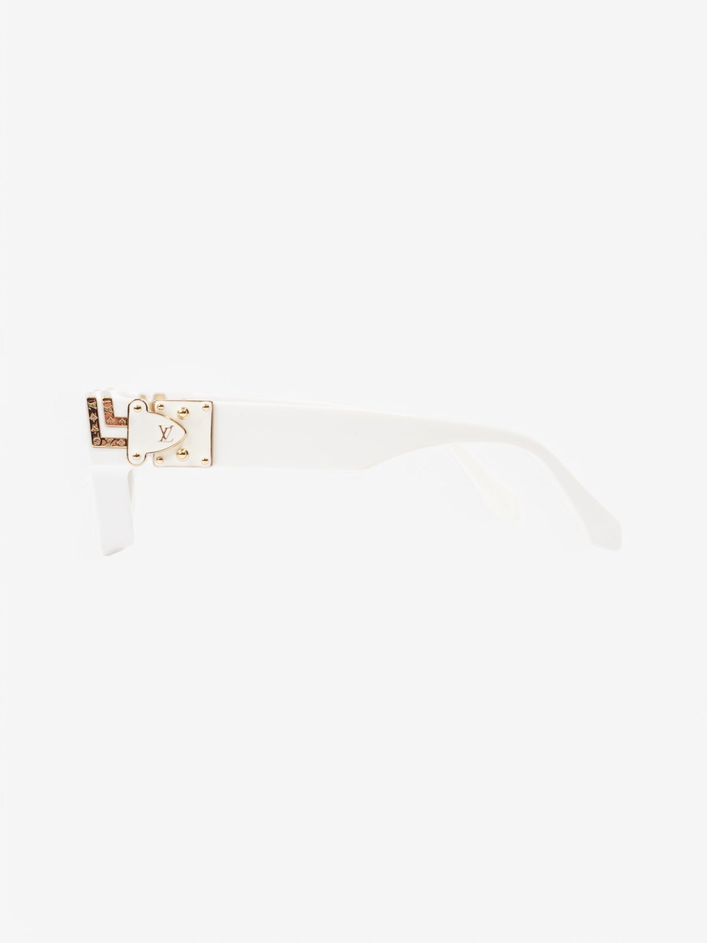 Louis Vuitton 1.1 Millionaires Sunglasses Acetate 145mm White Gold
