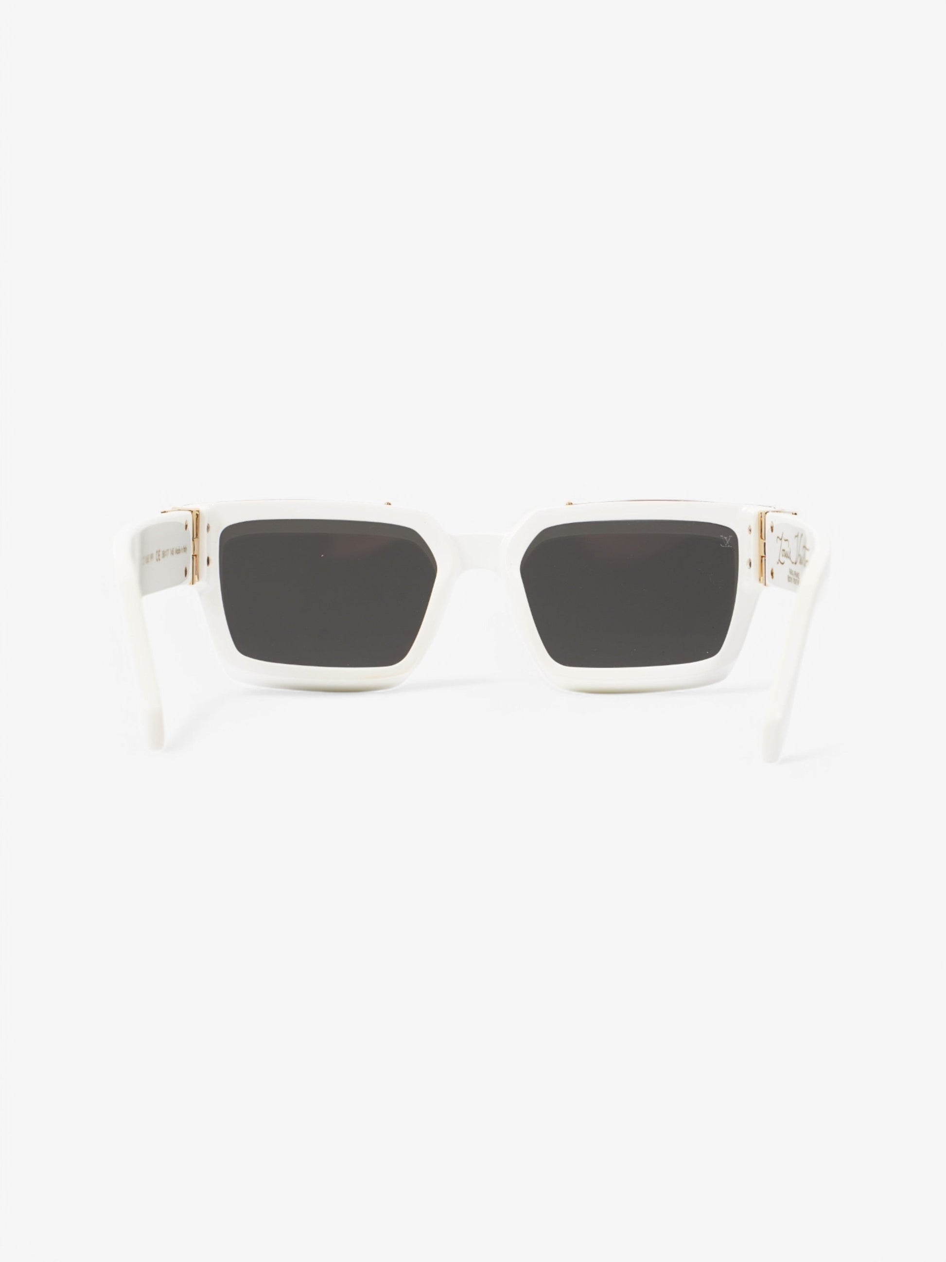 Louis Vuitton 1.1 Millionaires Sunglasses Acetate 145mm White Gold