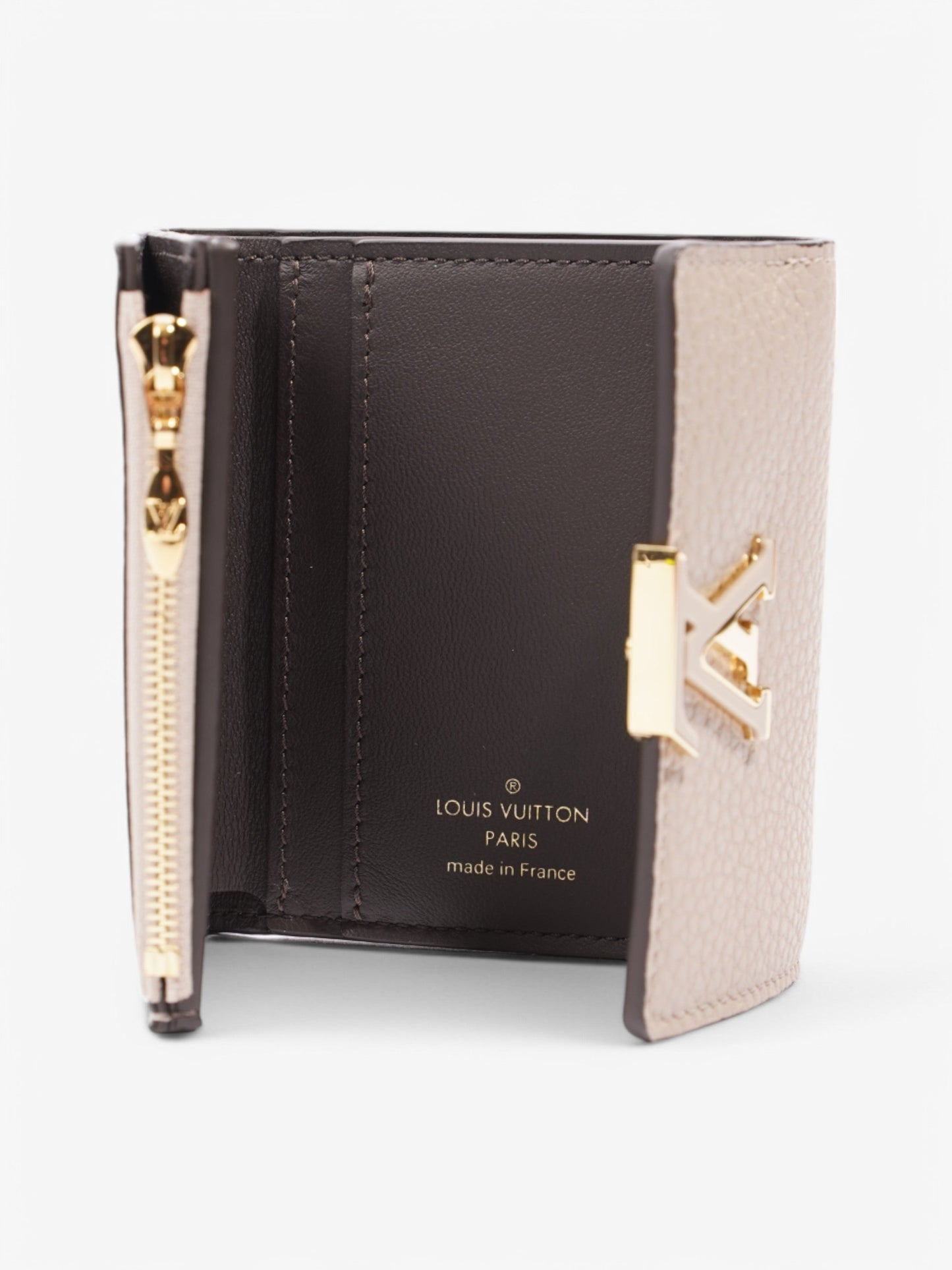 Louis Vuitton Capucines Leather Beige XS Wallet Case