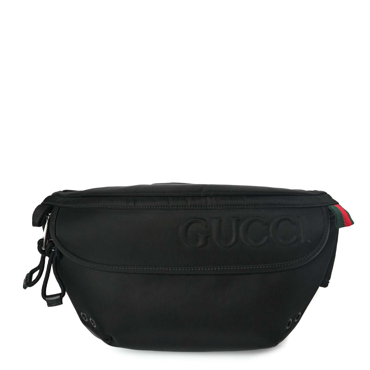 Gucci Nylon Large Logo Belt Bag Black