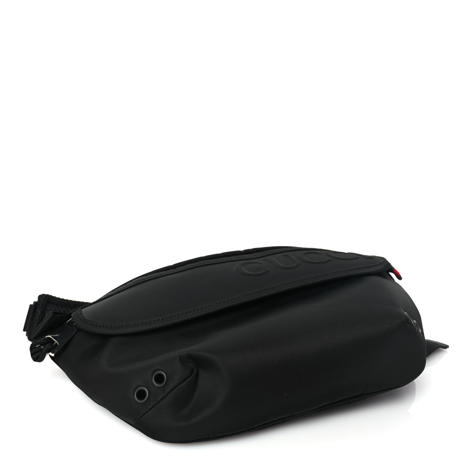 Gucci Nylon Large Logo Belt Bag Black