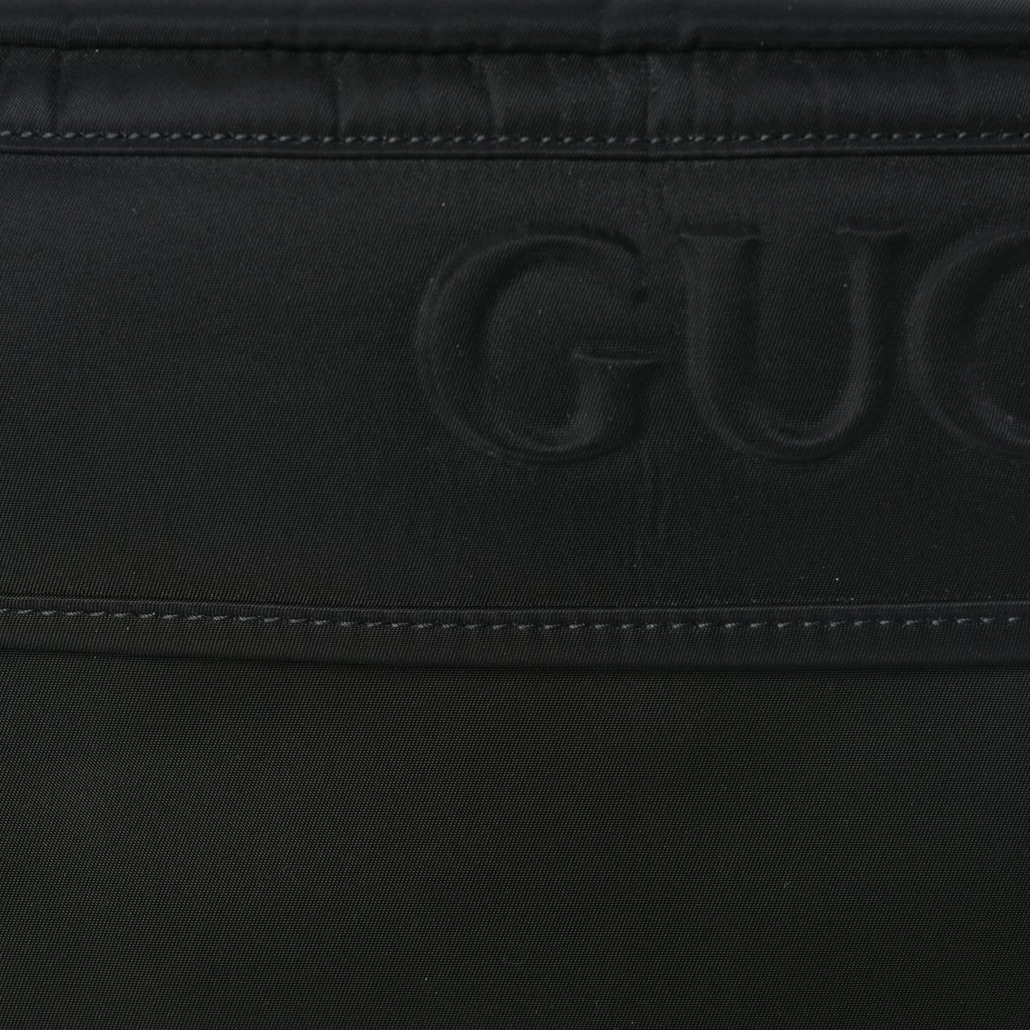 Gucci Nylon Large Logo Belt Bag Black