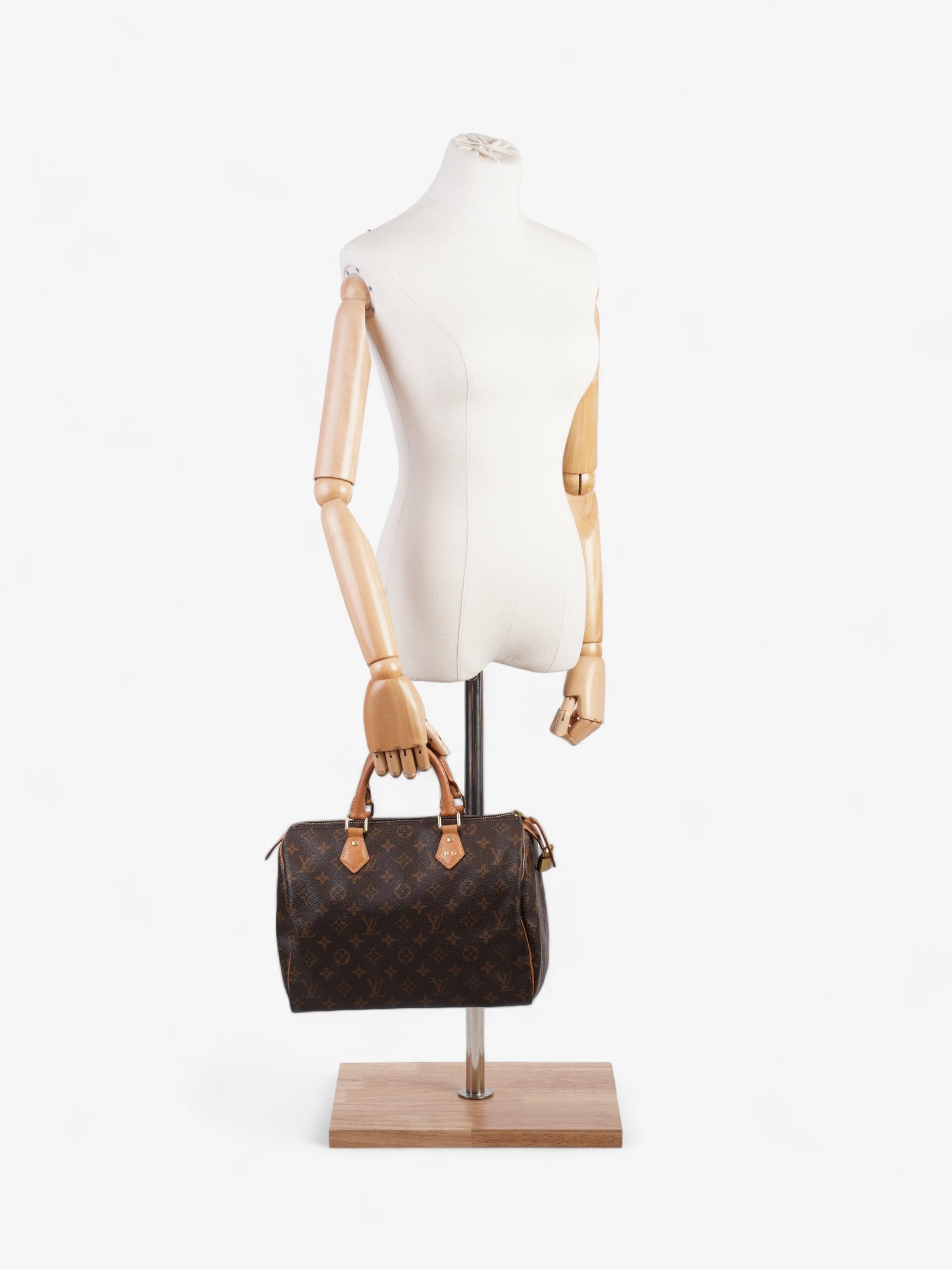 Louis Vuitton Speedy 30 Coated Monogram Canvas Coated Canvas Apparel Canvas 3