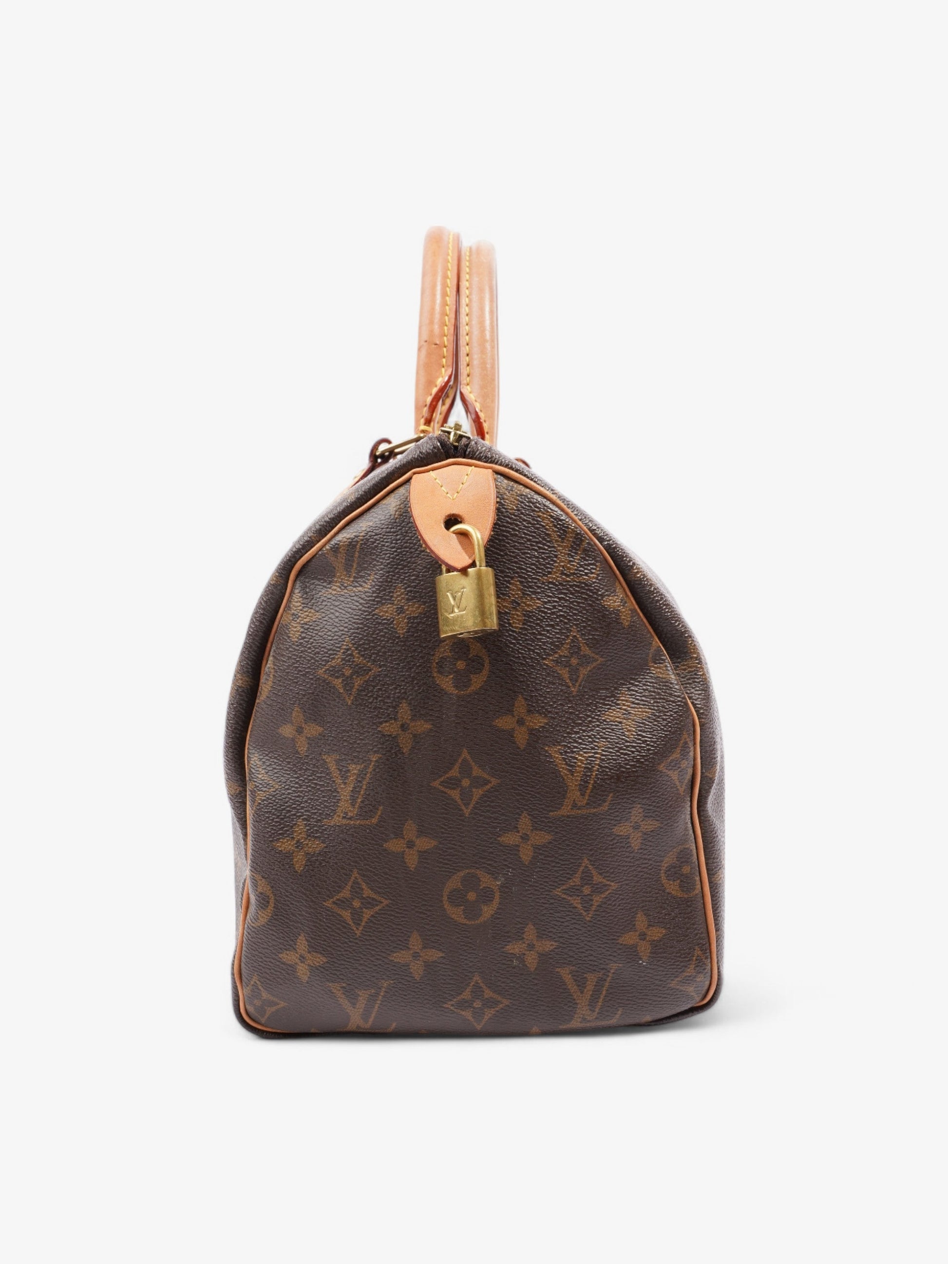 Louis Vuitton Speedy 30 Coated Monogram Canvas Coated Canvas Apparel Canvas 3