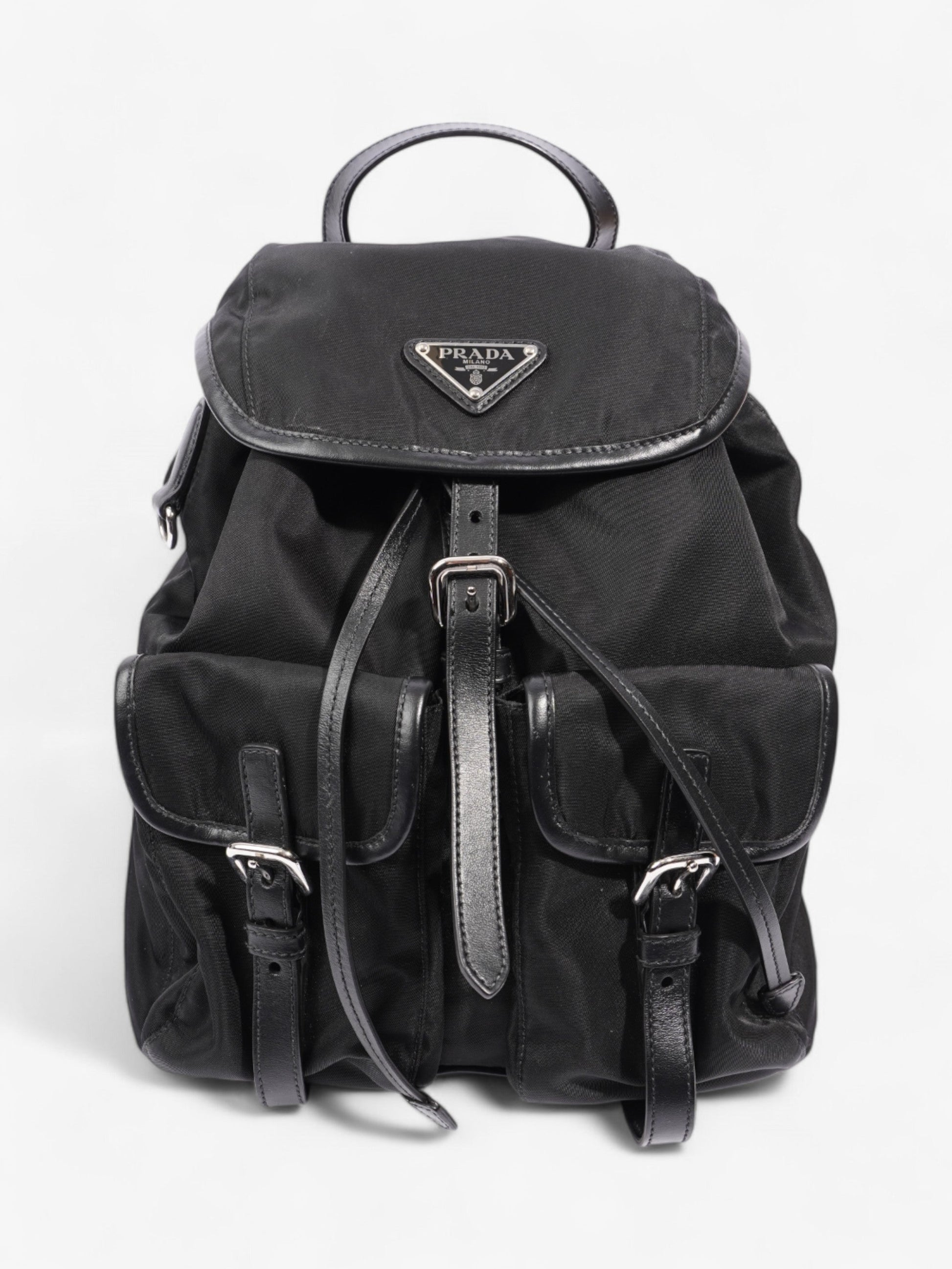 Prada Backpack Nylon Black Backpack Black Nylon