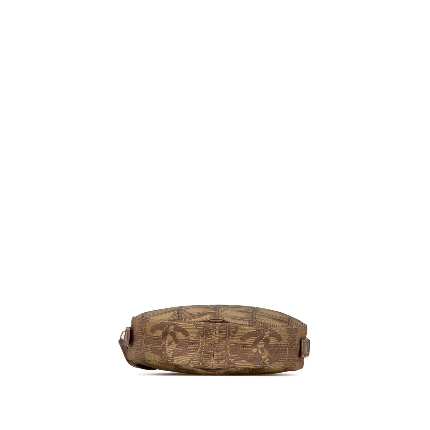 Green Chanel New Travel Line Nylon Pouch