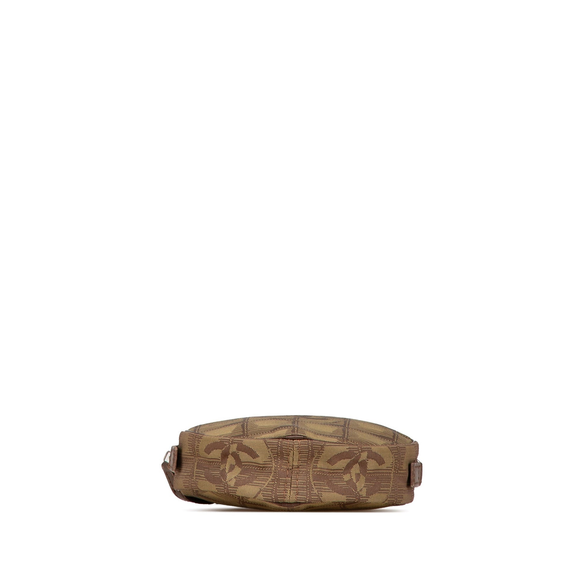 Green Chanel New Travel Line Nylon Pouch