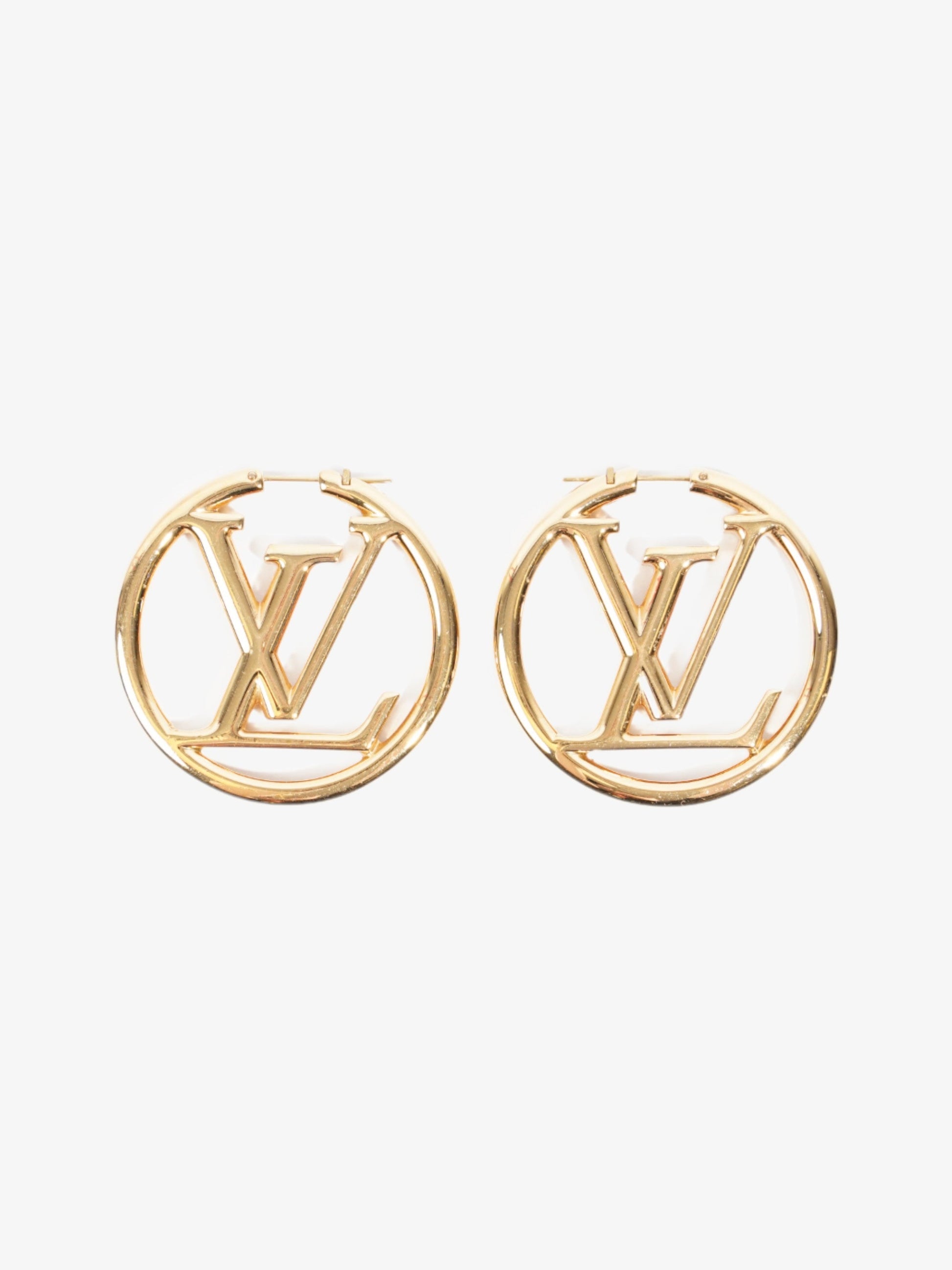 Louis Vuitton Louise Hoops Base Gold Handbag