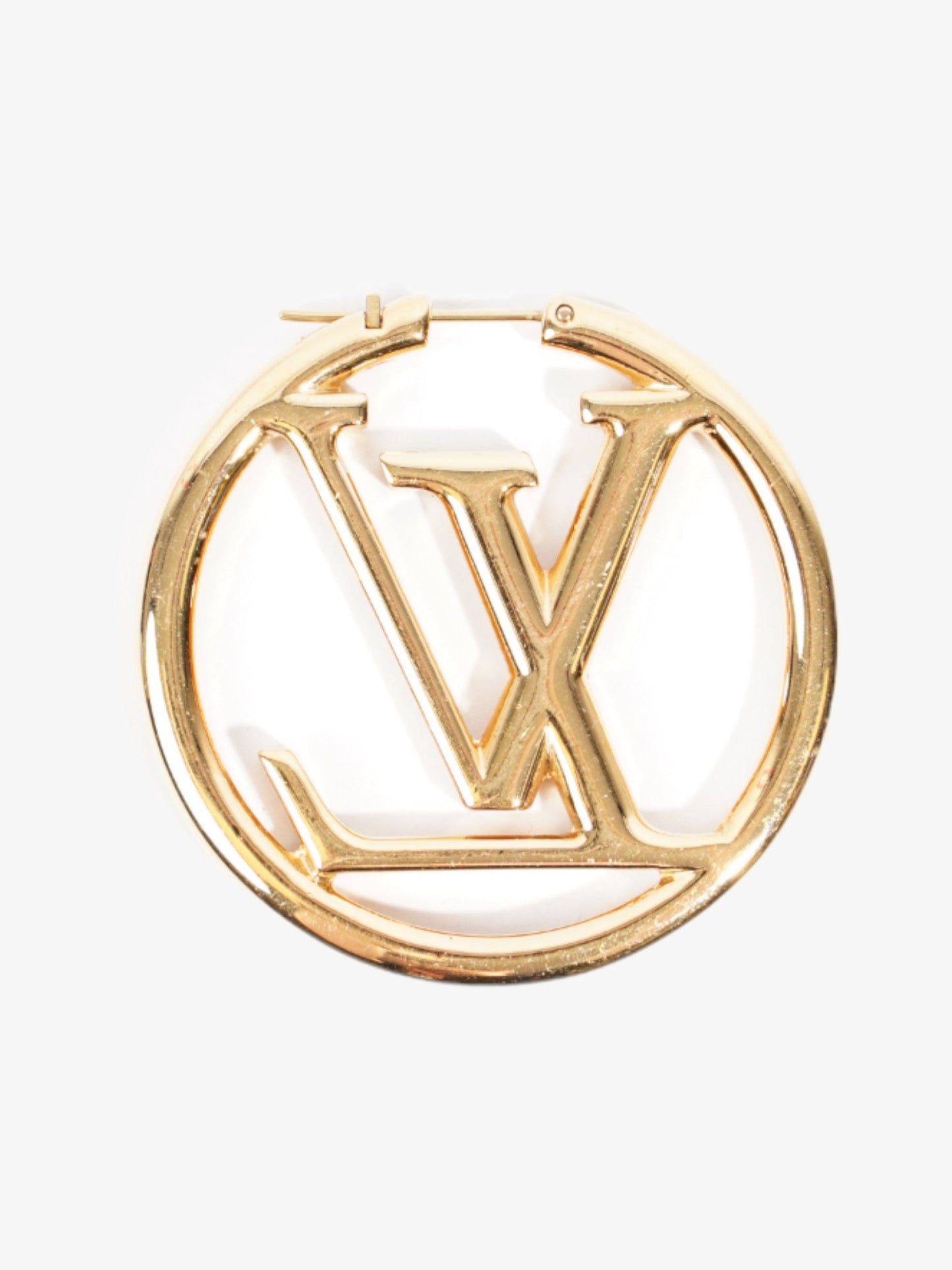 Louis Vuitton Louise Hoops Base Gold Handbag