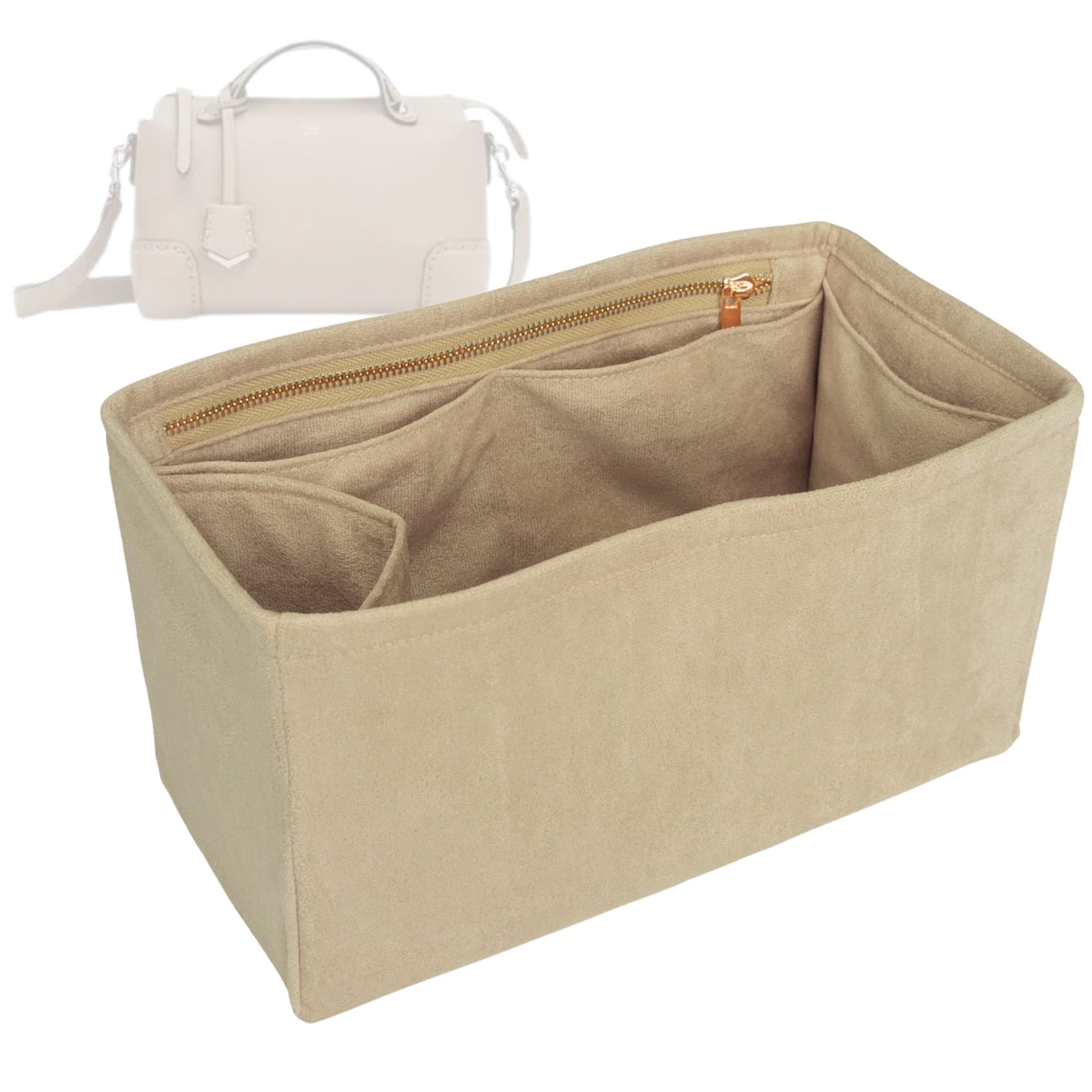 Fendi Handbag Organizer for By The Way Selleria , Medium Zip Long Zip An
