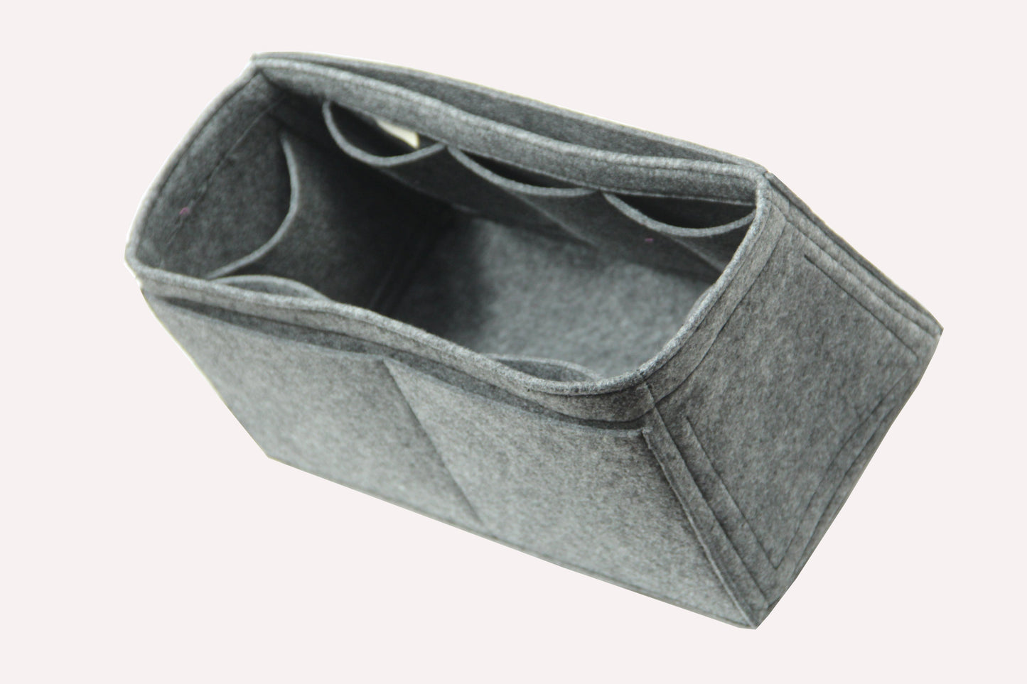 [Gucci Horsebit 1955 Medium Tote Bag Organizer] Felt Purse Insert for Tapered Bag, Birkin Satchel, Bag in Handbag (Type Tapered)