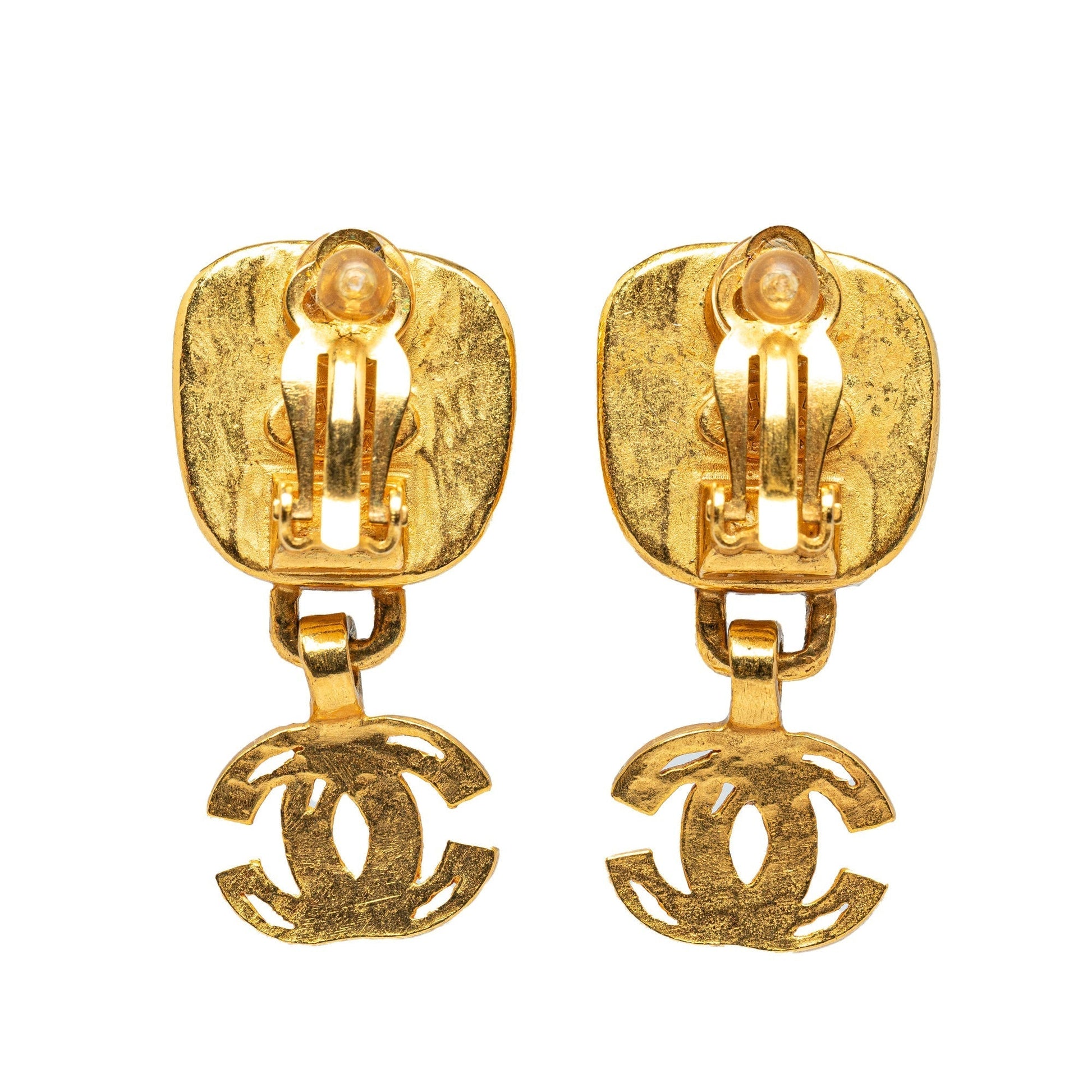 CHANEL CC Clip-on Earrings Costume Earrings