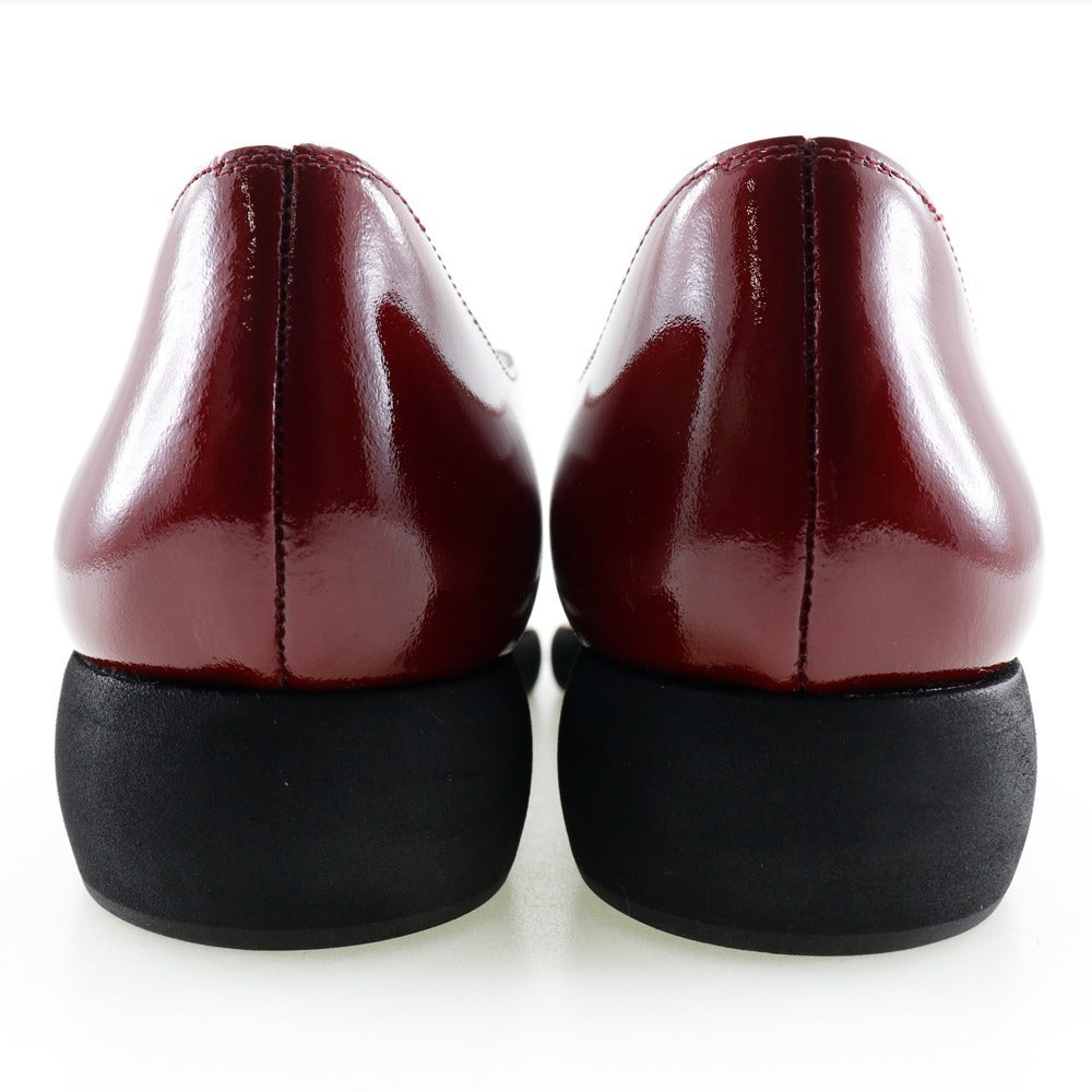 CHANEL Sandals A10780 Patent leather wine-red Tong Women 36  