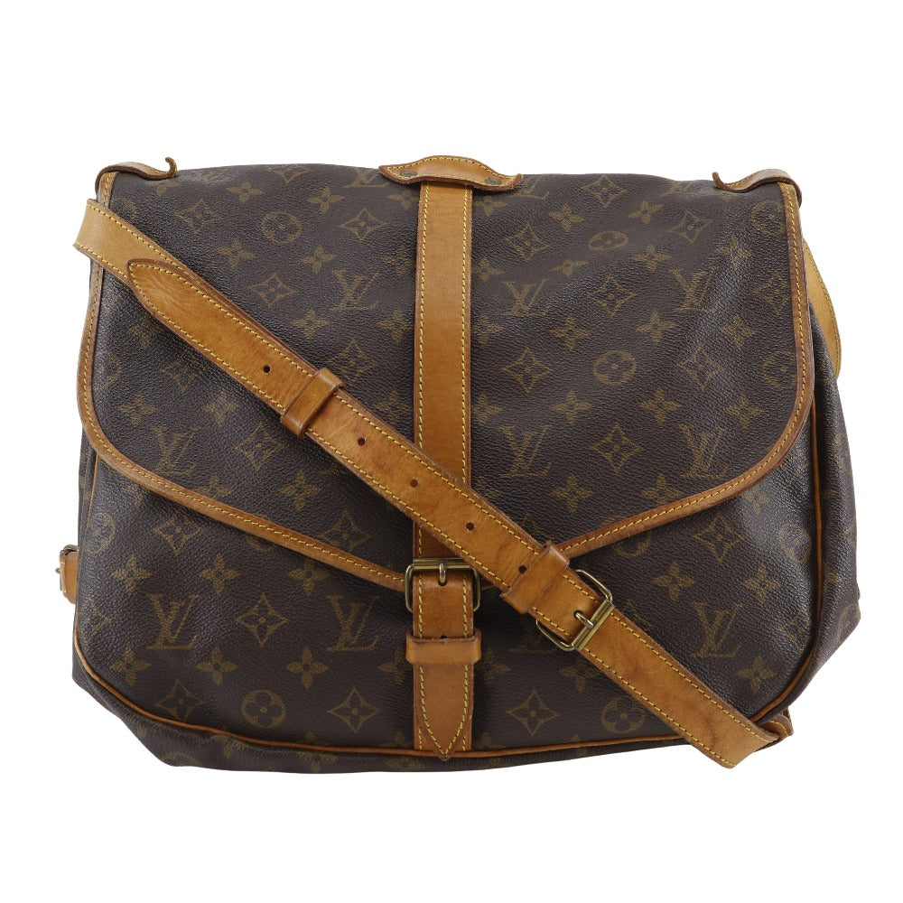 Louis Vuitton M42254 Samuel 35 Monogram Canvas Brown Shoulder Bag