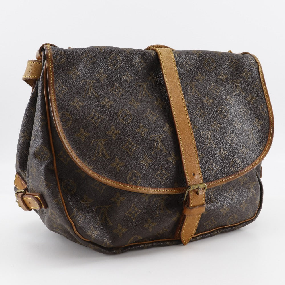 Louis Vuitton M42254 Samuel 35 Monogram Canvas Brown Shoulder Bag