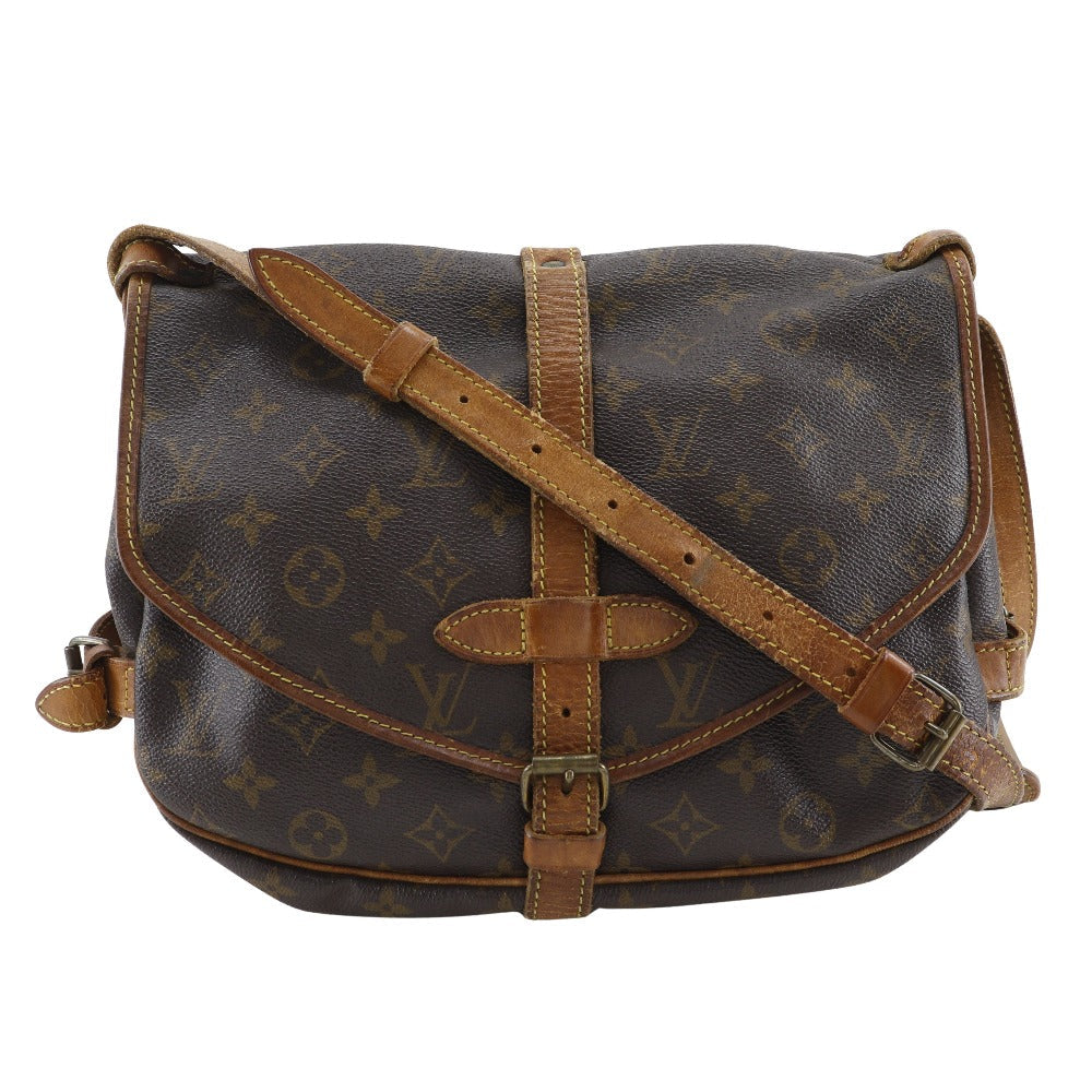 Louis Vuitton M42256 Saumur 30 Monogram Canvas Brown Shoulder Bag 8