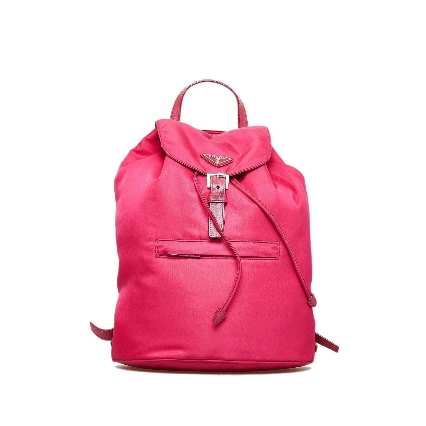 Prada Tessuto Backpack Canvas Nylon Pink