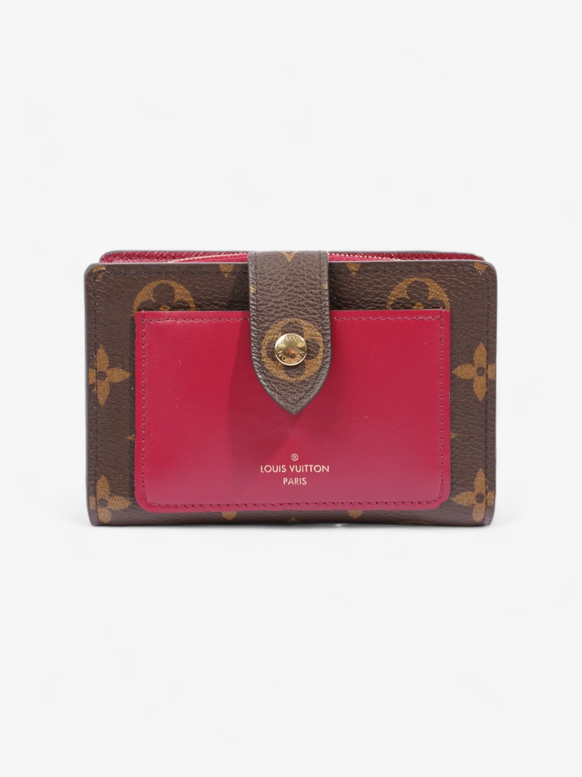 Louis Vuitton Juillette Coated Monogram Canvas Coated Canvas Pink Wallet Case