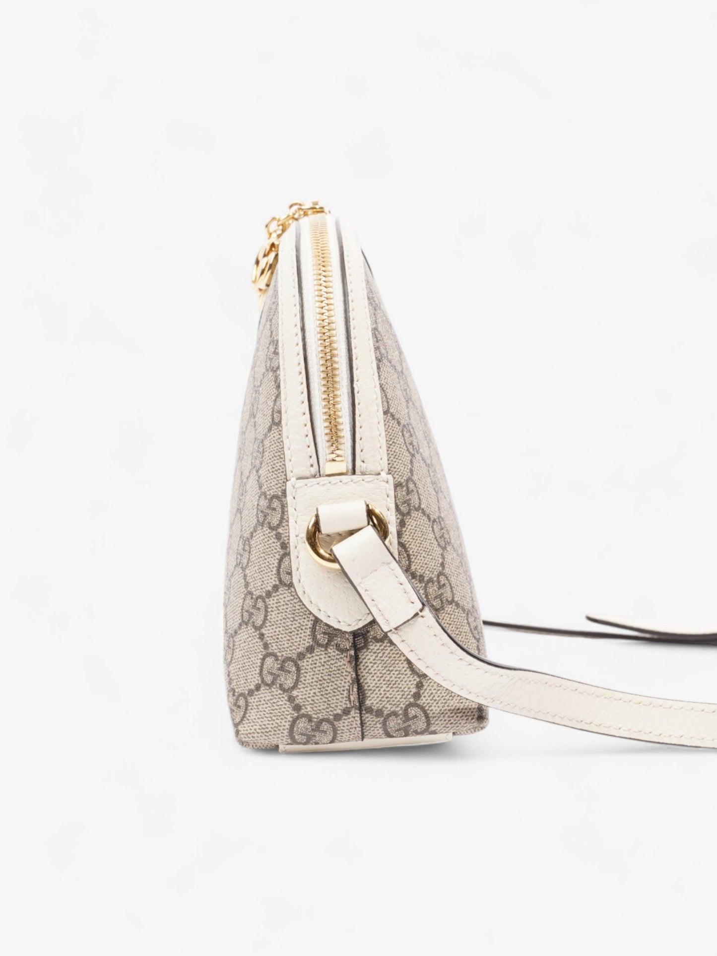 Gucci Ophidia Supreme Crossbody Bag Canvas White