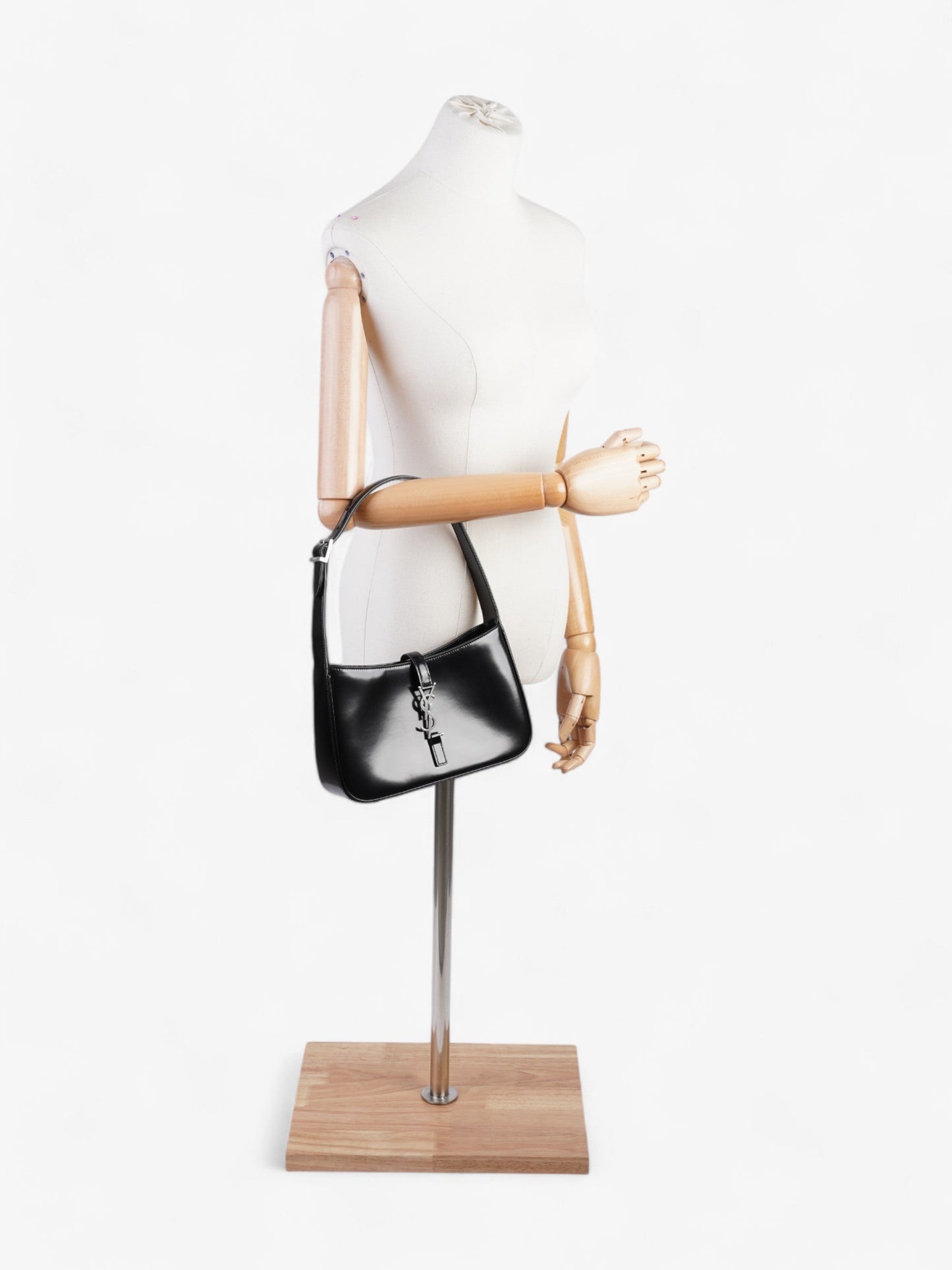 YSL Saint Laurent Le Shoulder Bag Leather Black
