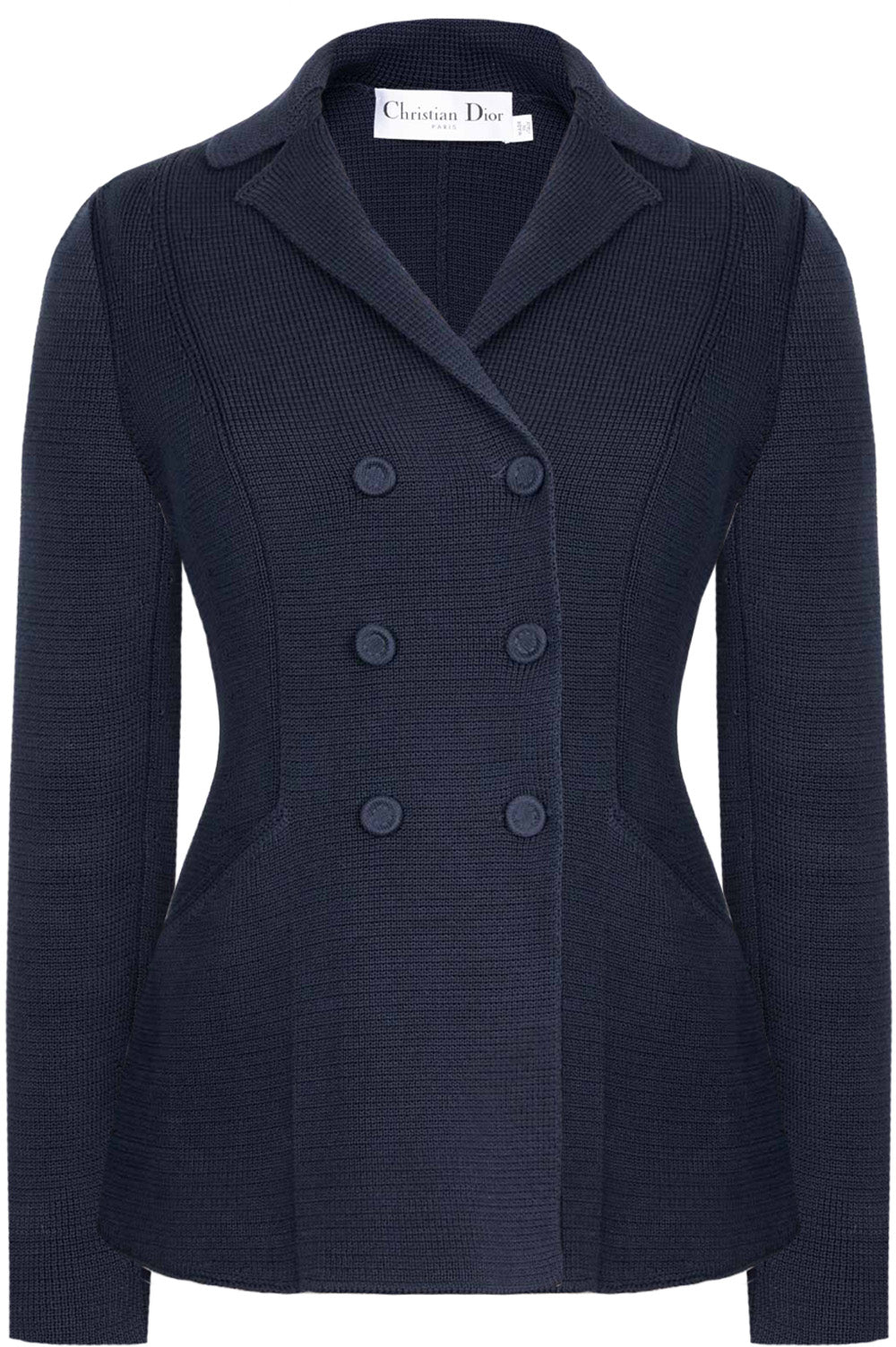 Dior 30 Montaigne Bar Jacket Knit Wool Navy Handbag