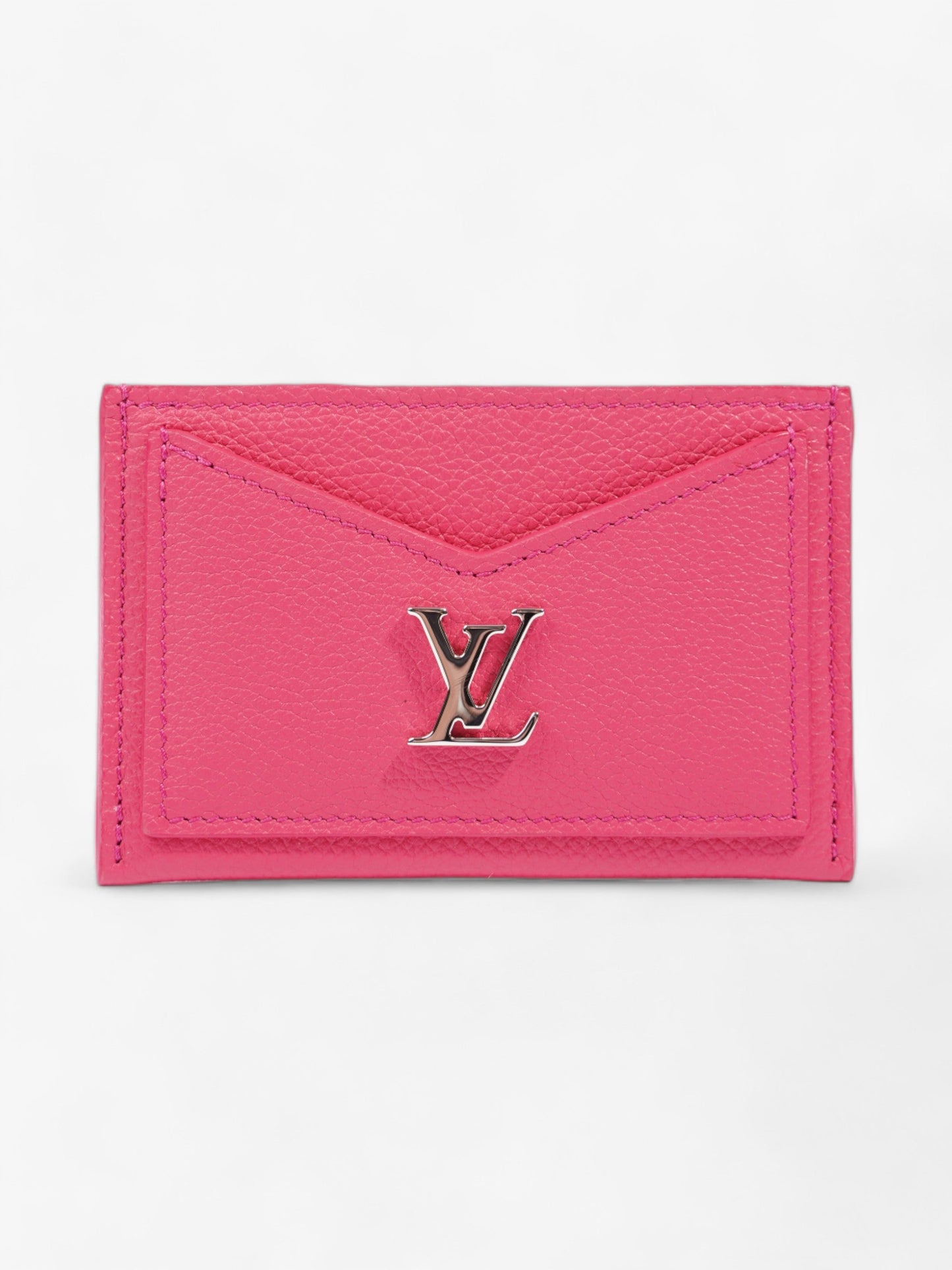 Louis Vuitton Lockme Holder Leather Pink Wallet Case