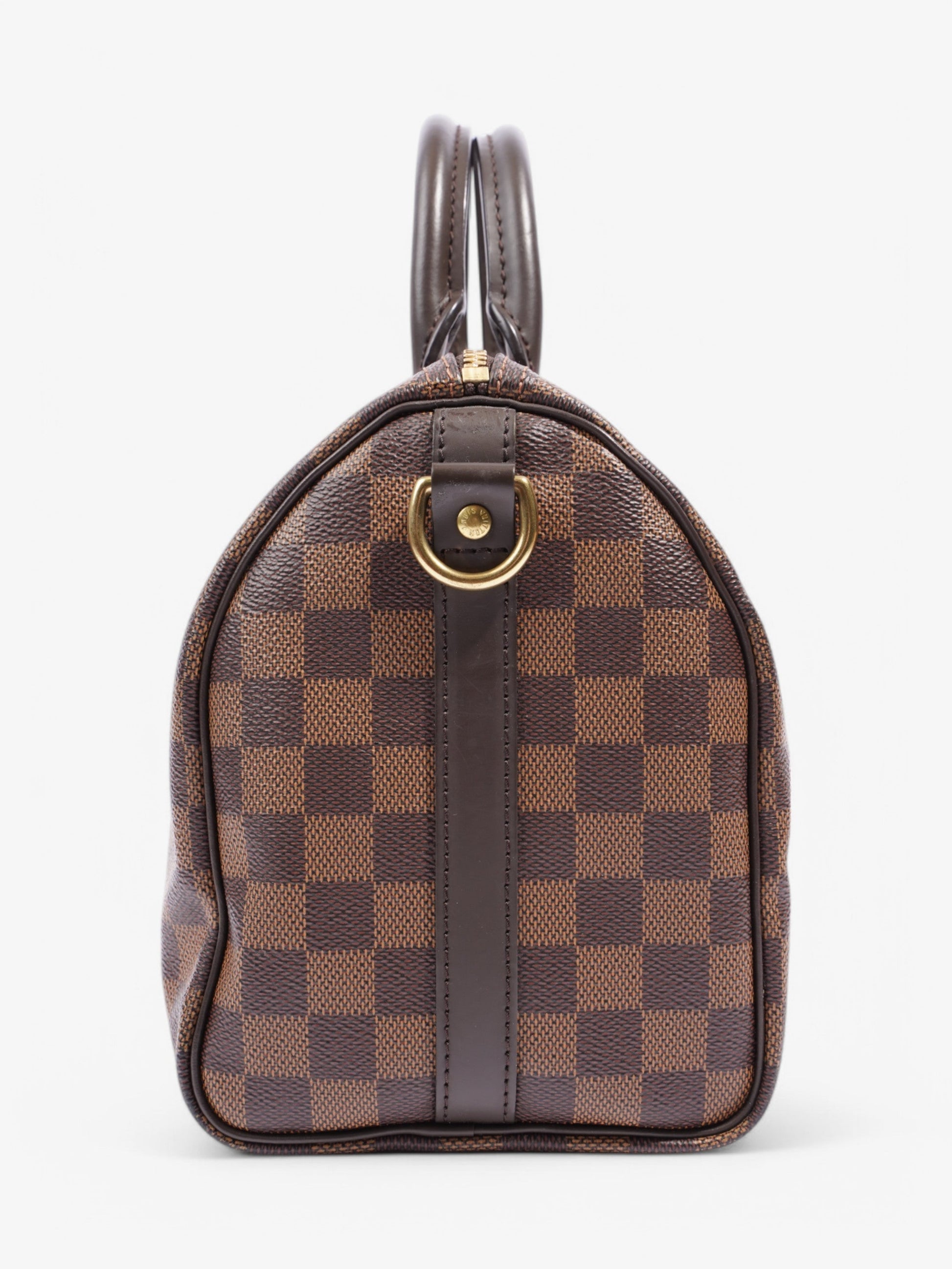 Louis Vuitton Speedy Bandouliere Ebene Coated 25 Canvas Coated Canvas Damier Apparel
