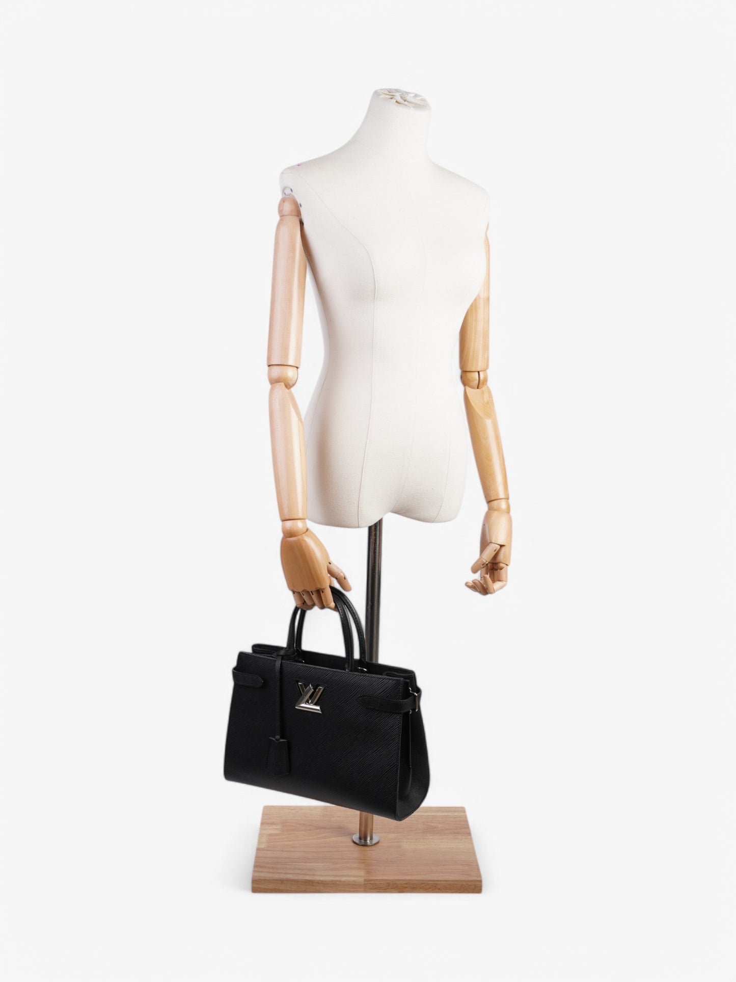 Louis Vuitton Twist Black Leather Epi Tote Bag