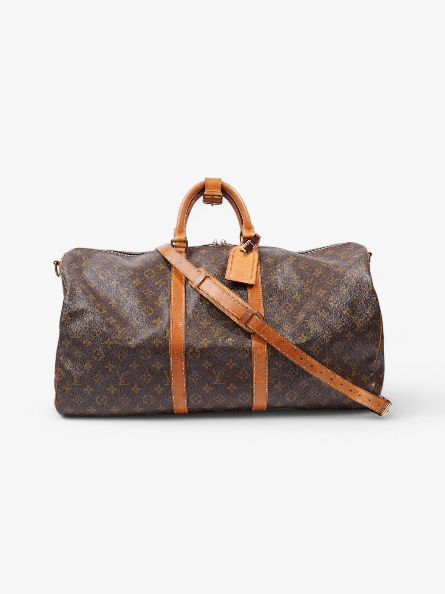 Louis Vuitton Keepall Bandouliere Coated 55 Monogram Canvas Coated Canvas Apparel Canvas 97
