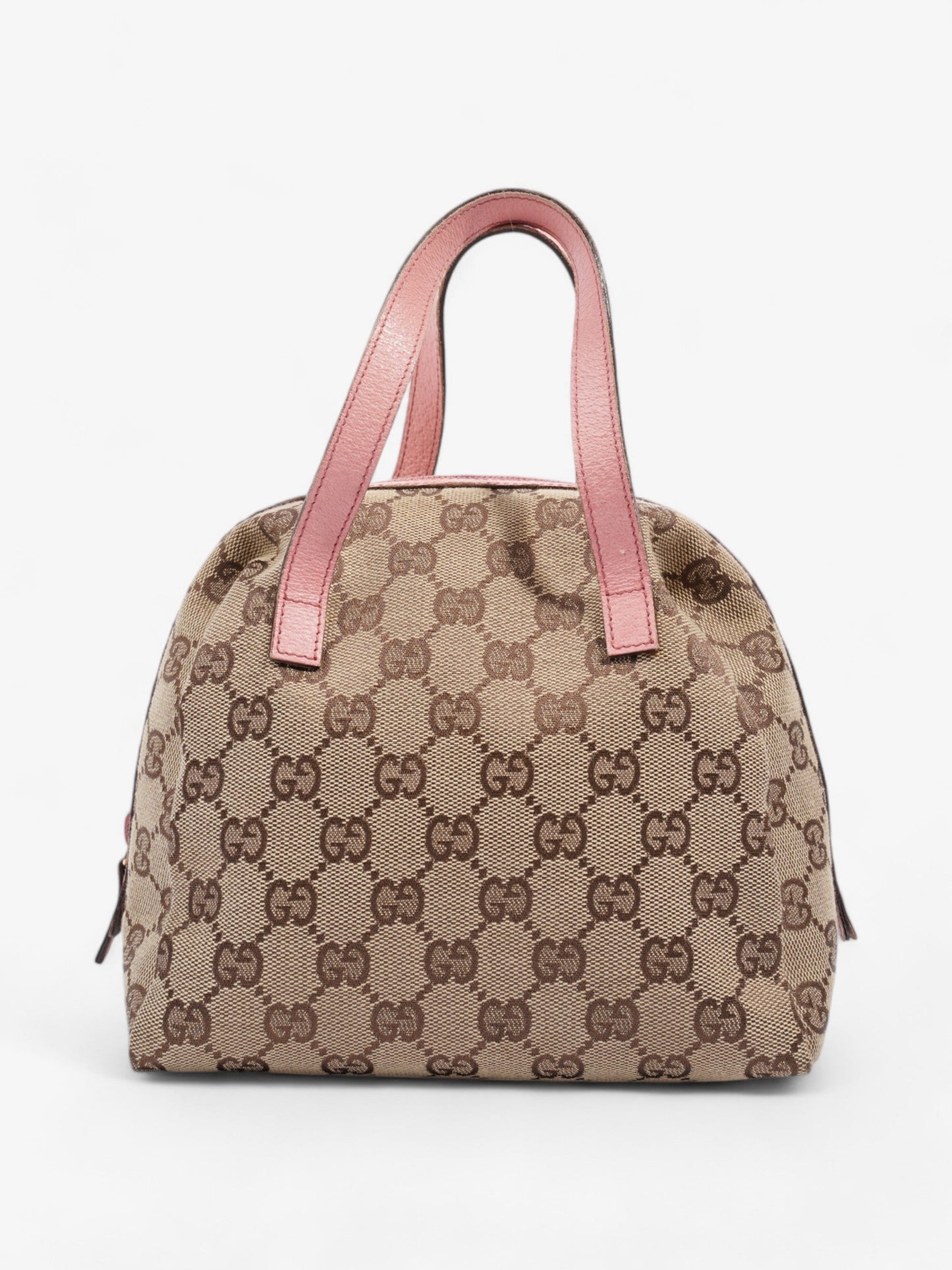 Gucci Dome Bag Supreme Canvas Pink Travel Bag