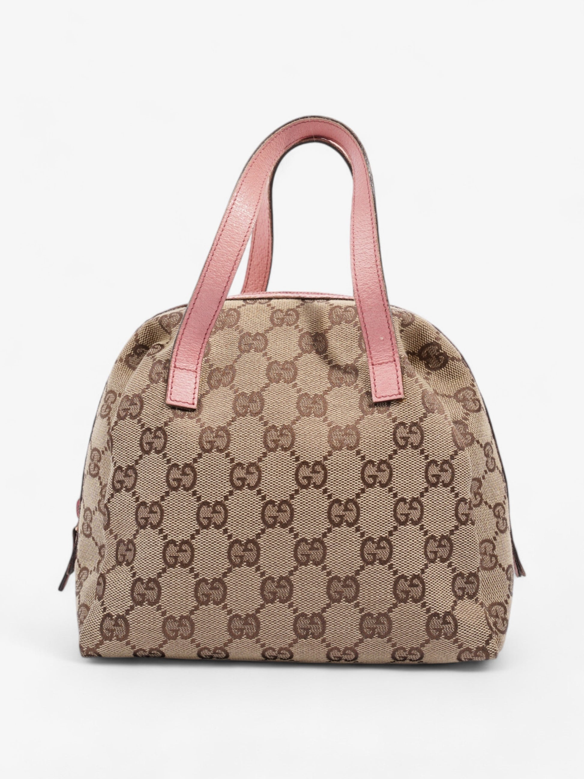 Gucci Dome Bag Supreme Canvas Pink Travel Bag