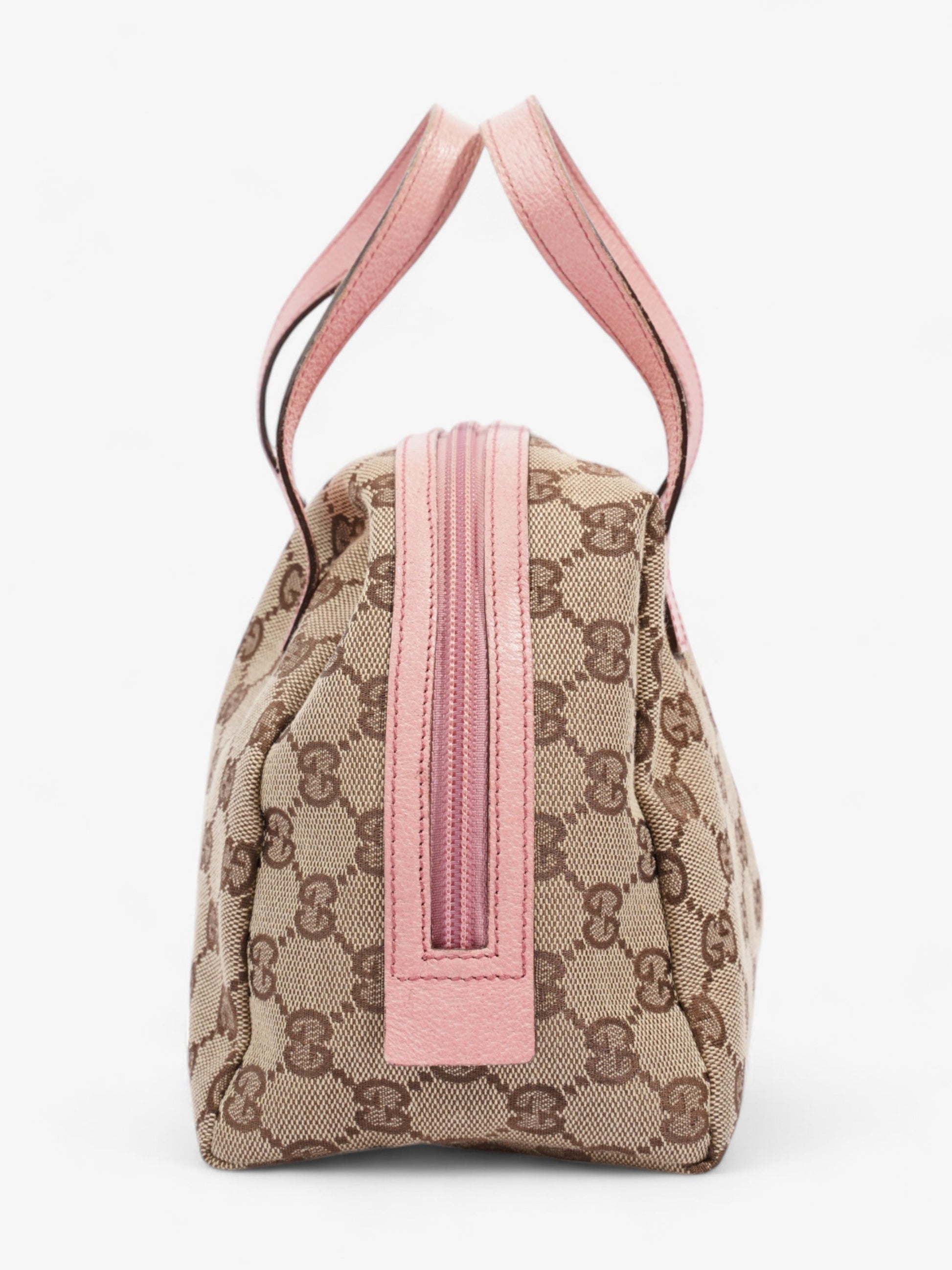 Gucci Dome Bag Supreme Canvas Pink Travel Bag