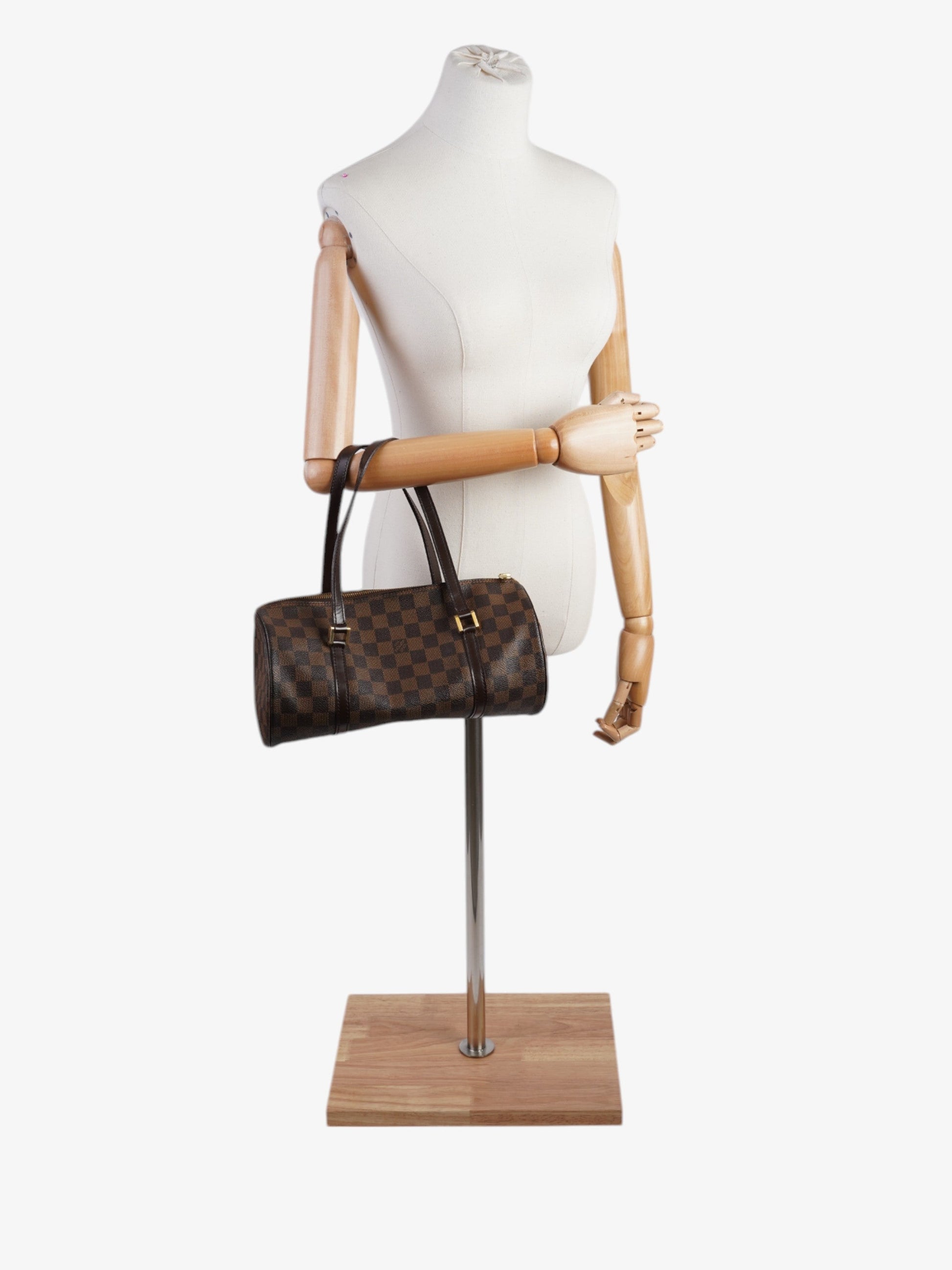 Louis Vuitton Papillon Ebene Coated 30 Damier Canvas Coated Canvas Apparel
