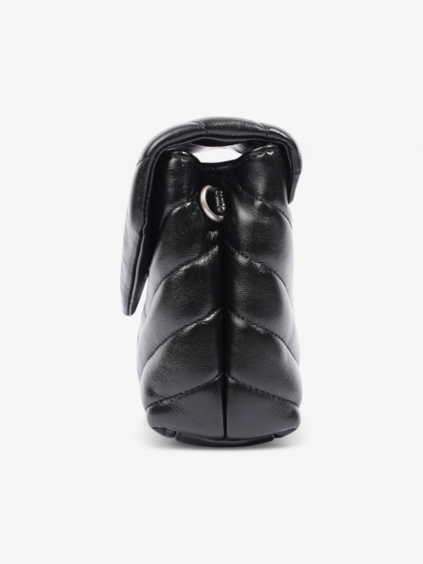 YSL Saint Laurent Lou Lou Crossbody Bag Leather Matelasse Black