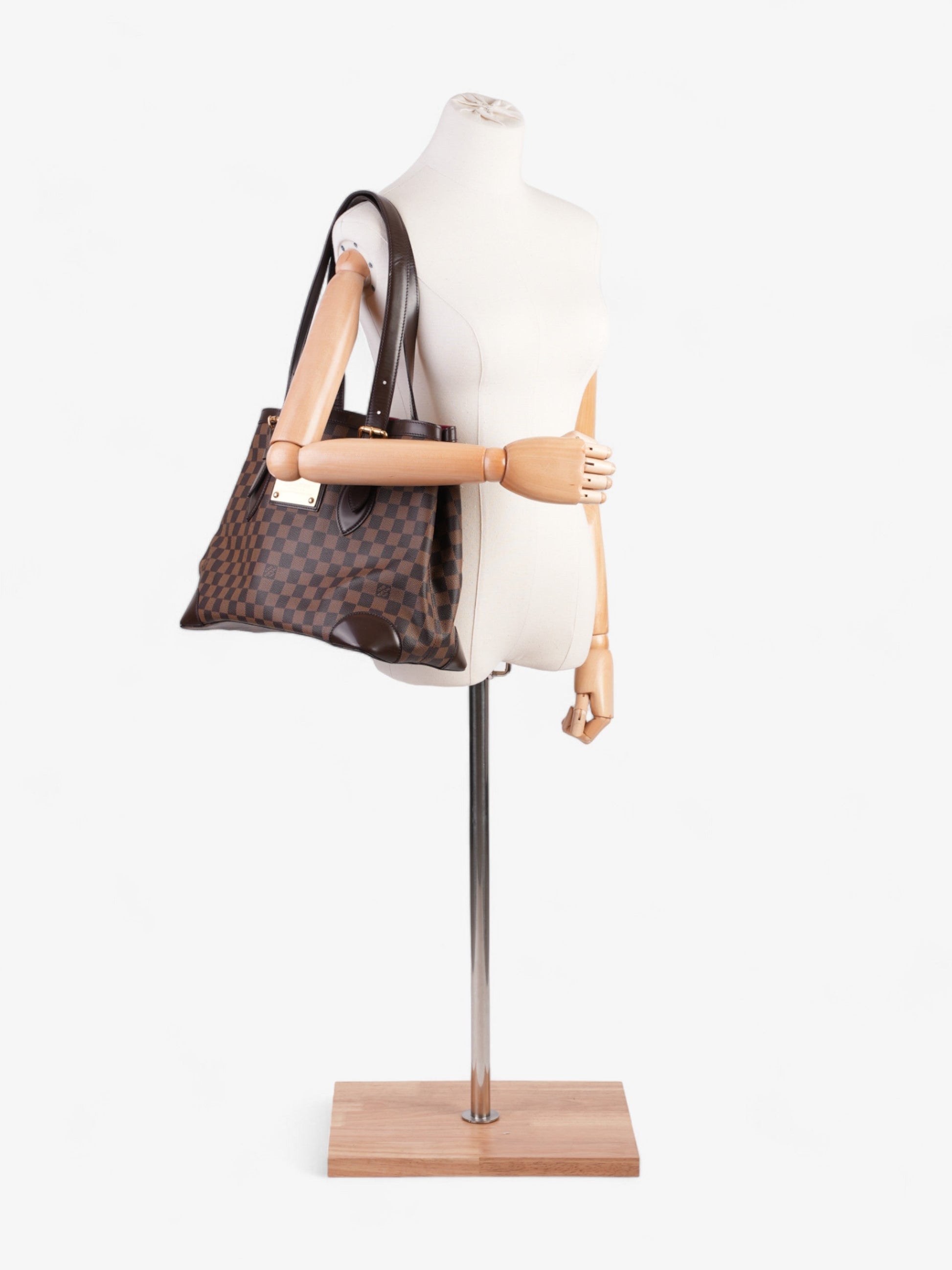 Louis Vuitton Hampstead MM Ebene Coated MM Damier Canvas Coated Canvas Apparel