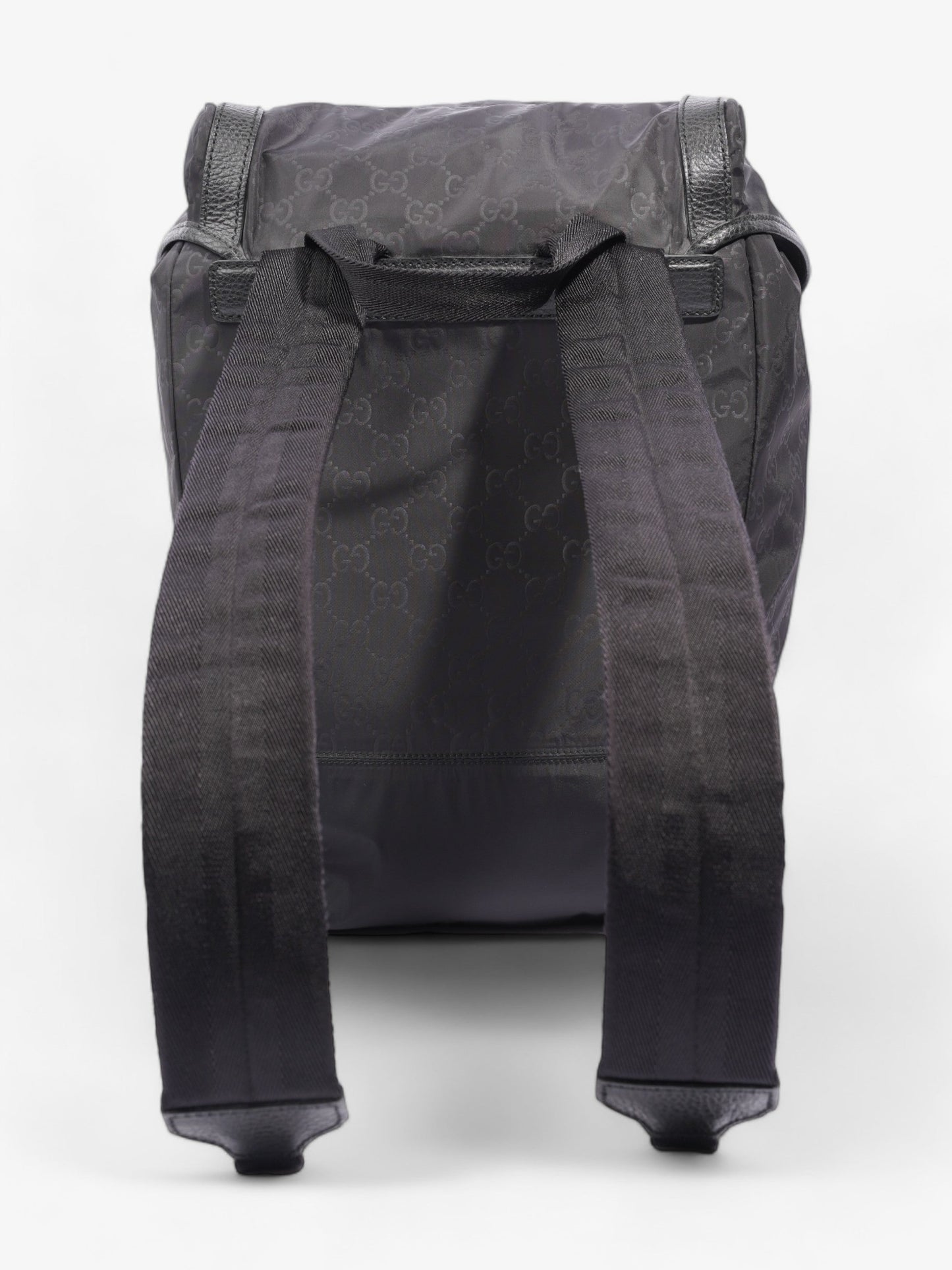 Gucci Travel Drawstring Rucksack Supreme Backpack Nylon Black Jewelry