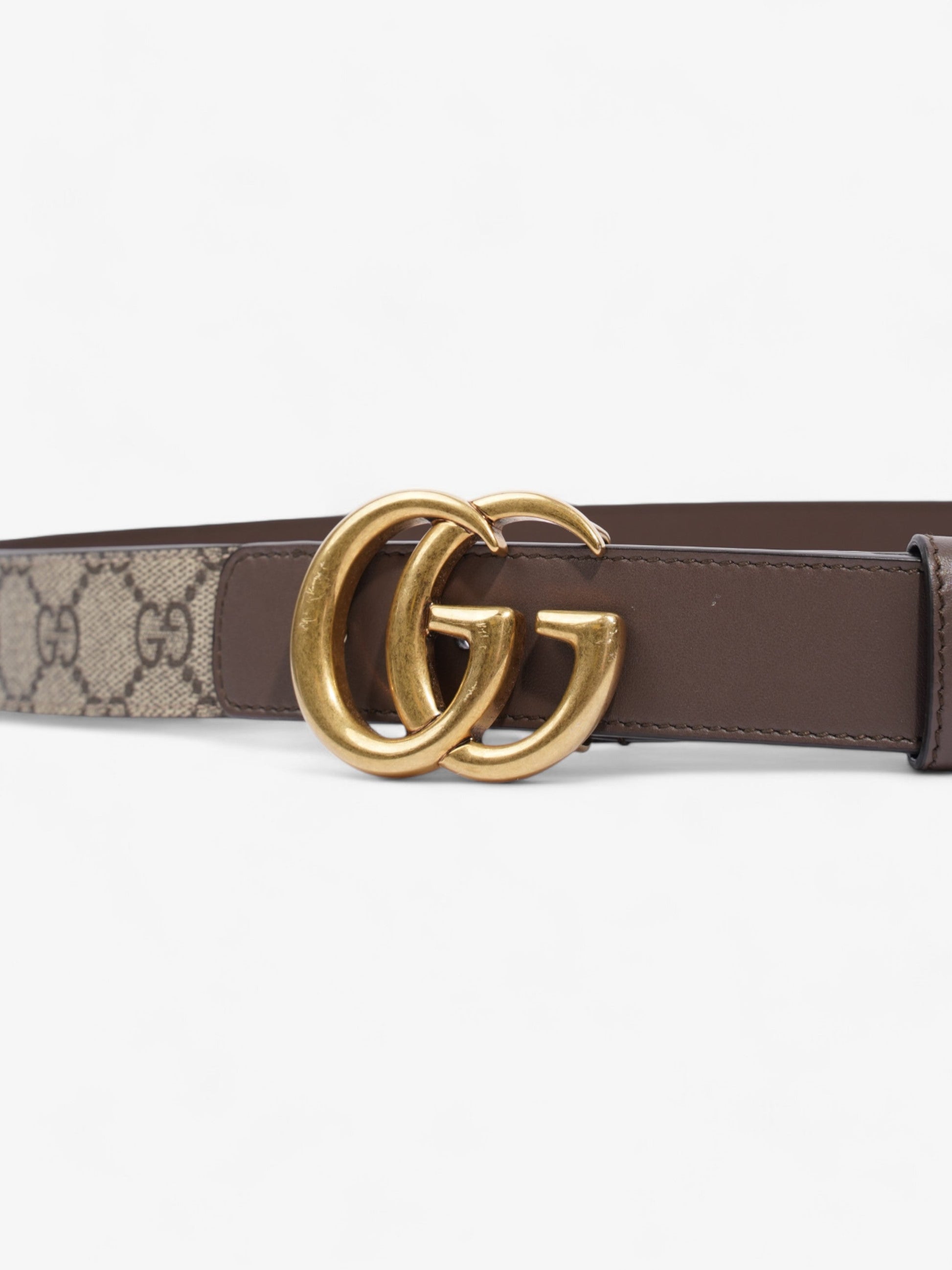Gucci Marmont Belt Supreme Handbag Canvas Brown Accessory