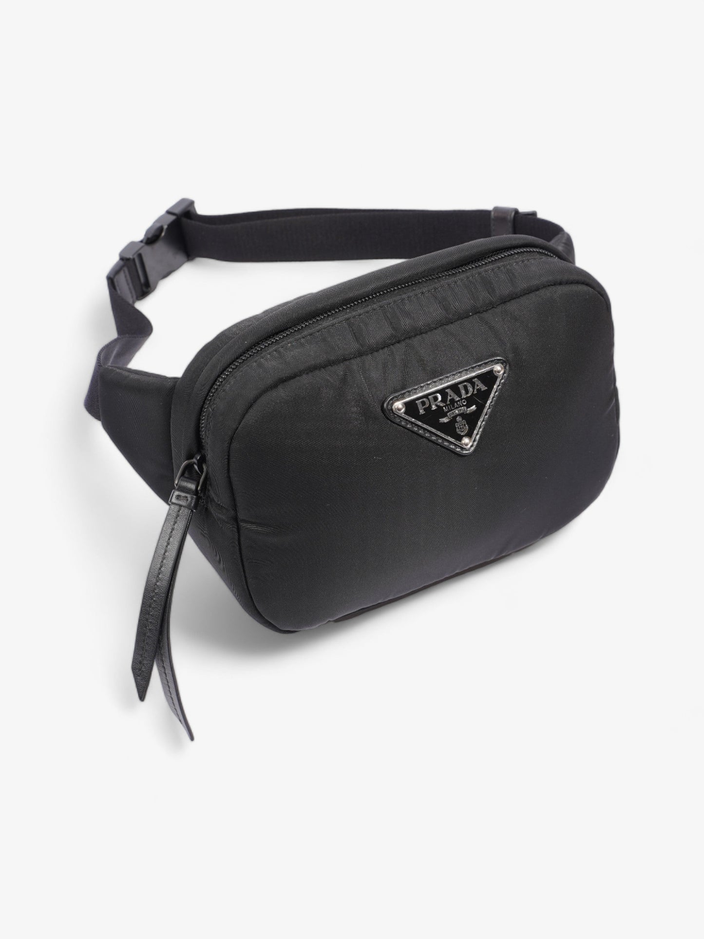 Prada Padded Camera Bum Bag Nylon Black Travel Bag
