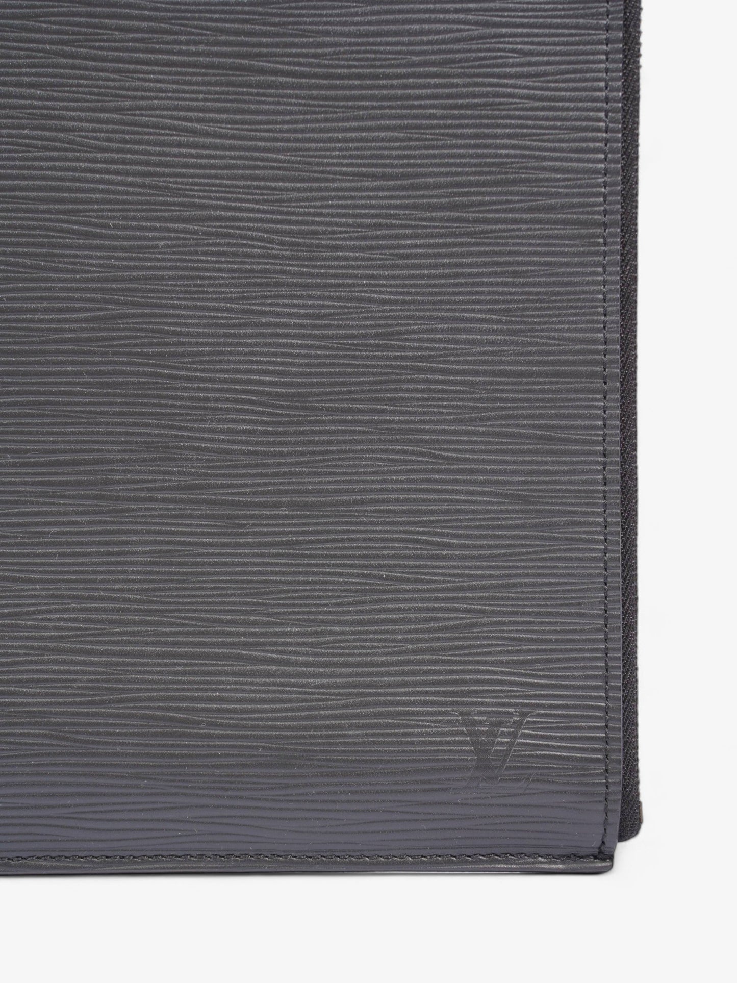 Louis Vuitton Pochette Jour GM Epi Leather Black Clutch Bag
