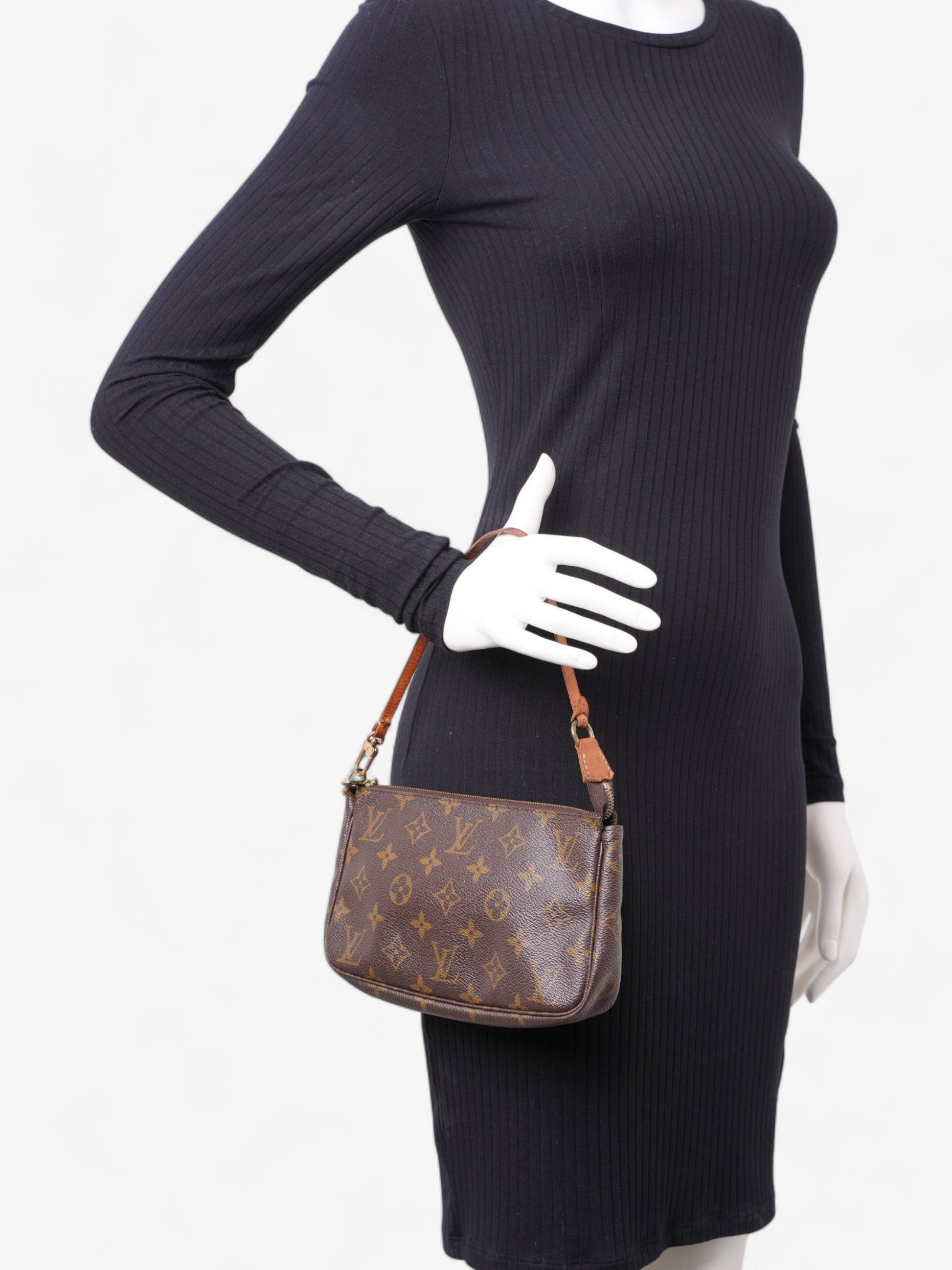 Louis Vuitton Pochette Accessoires Coated Monogram Canvas Coated Canvas Apparel Canvas 9