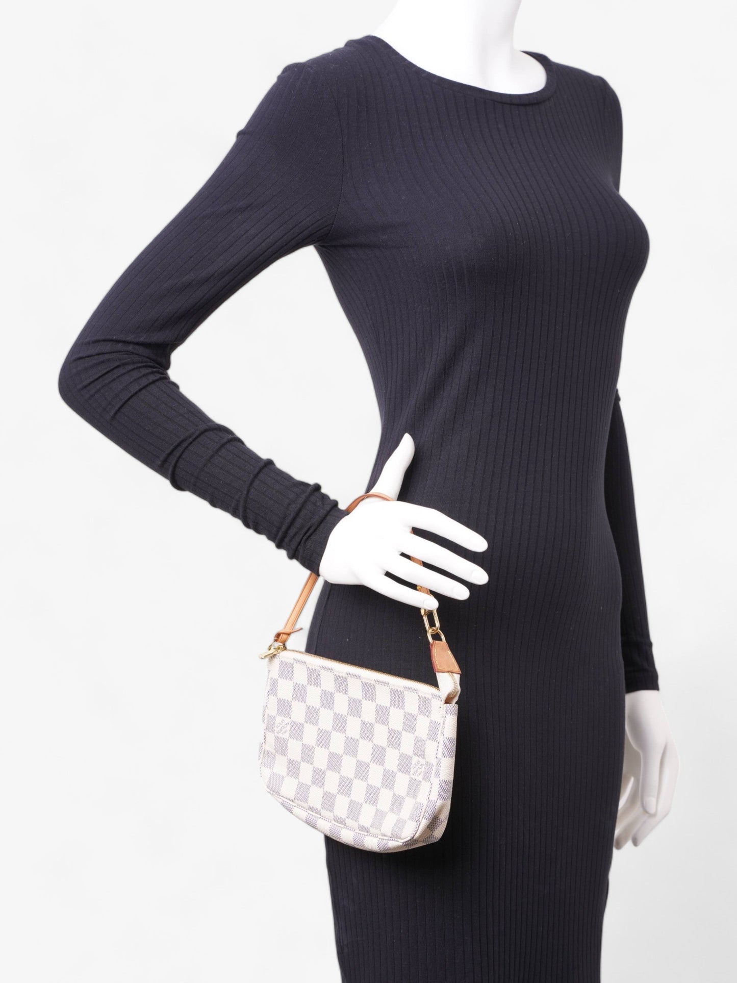 Louis Vuitton Pochette Accessoires Azur Coated Damier Canvas Coated Canvas Apparel 7